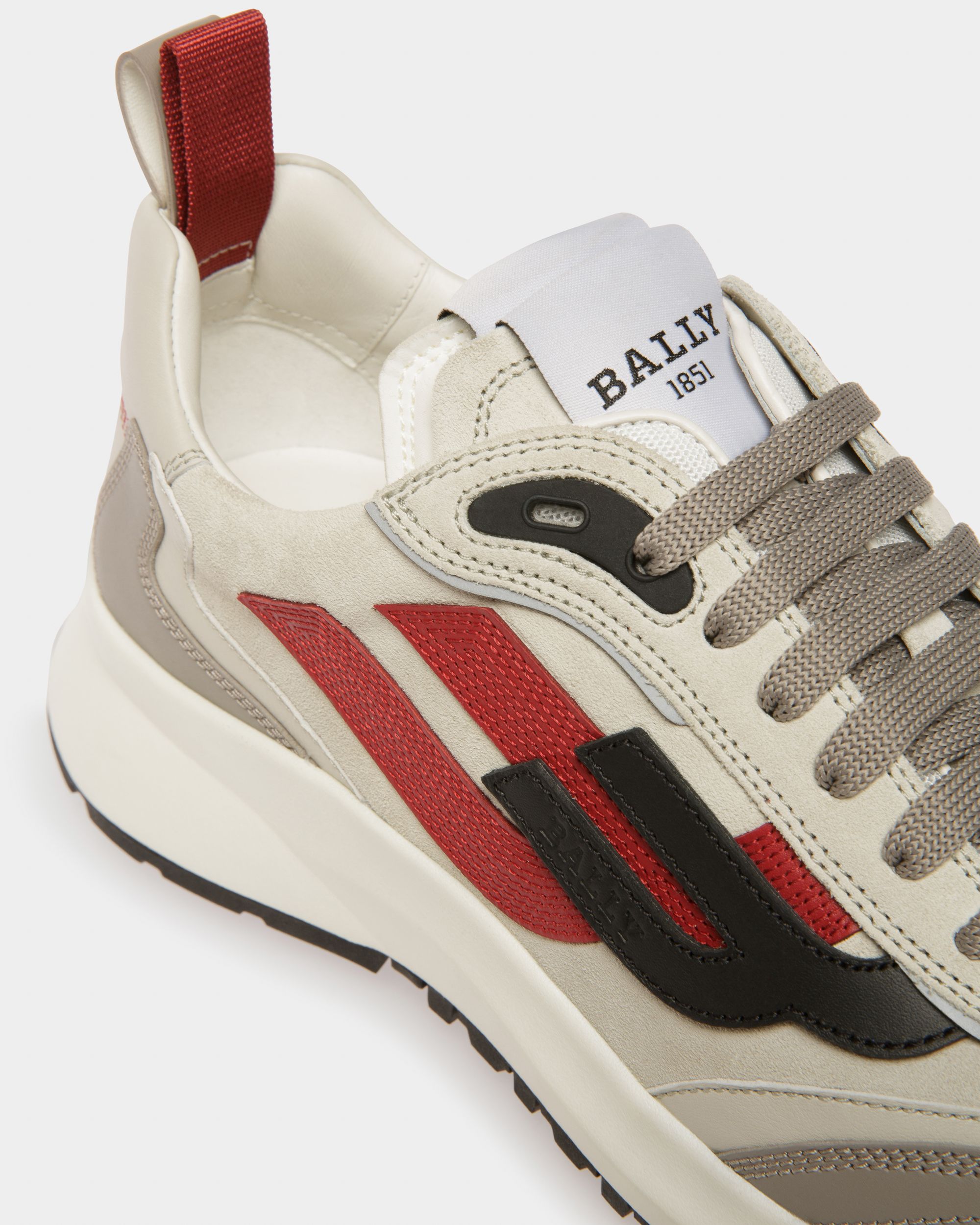 Darky Leather Sneakers In Grey - Men's - Bally - 05