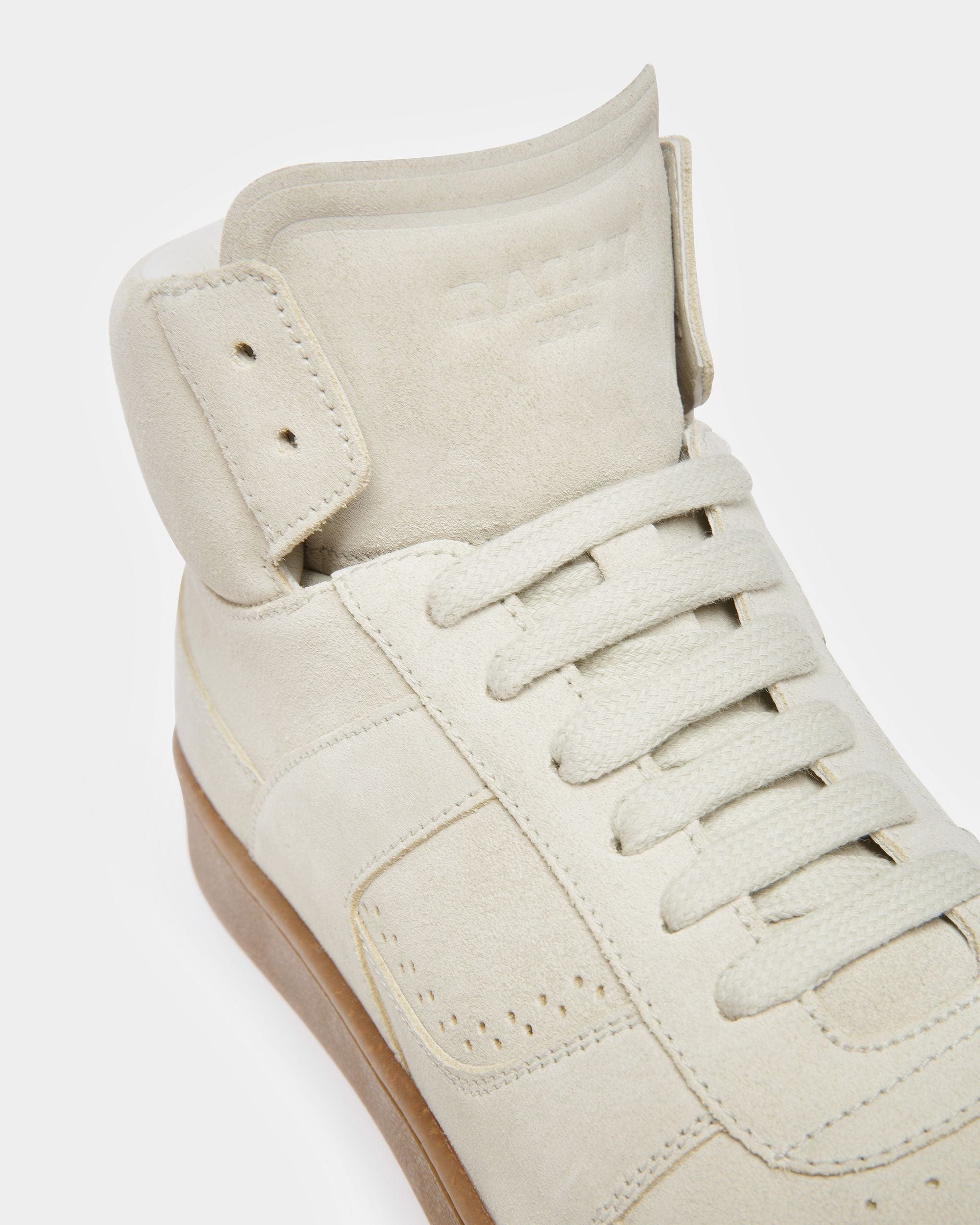 Wiggles Leather Sneakers In Dusty White - Men's - Bally - 05