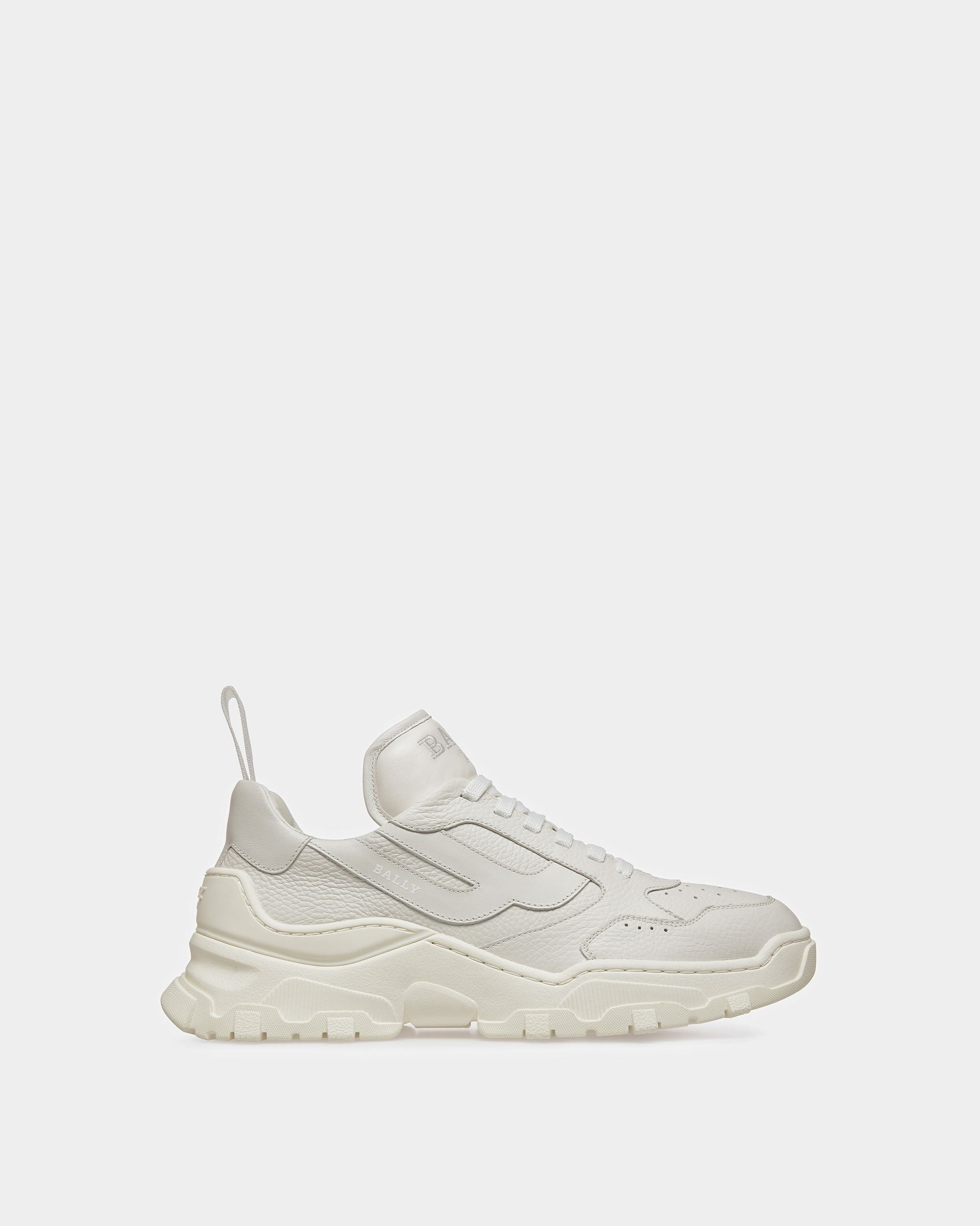 Holden Leather Sneakers In White - Men's - Bally - 01