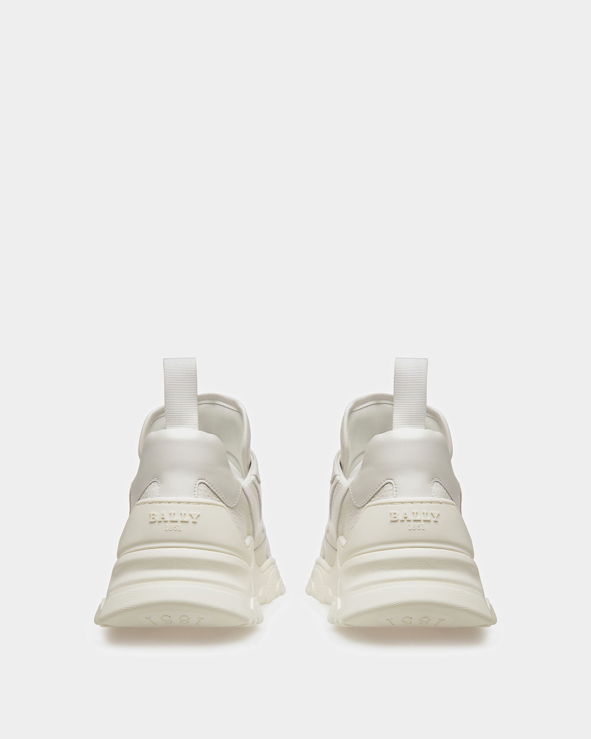 Holden Leather Sneakers In White - Men's - Bally - 04