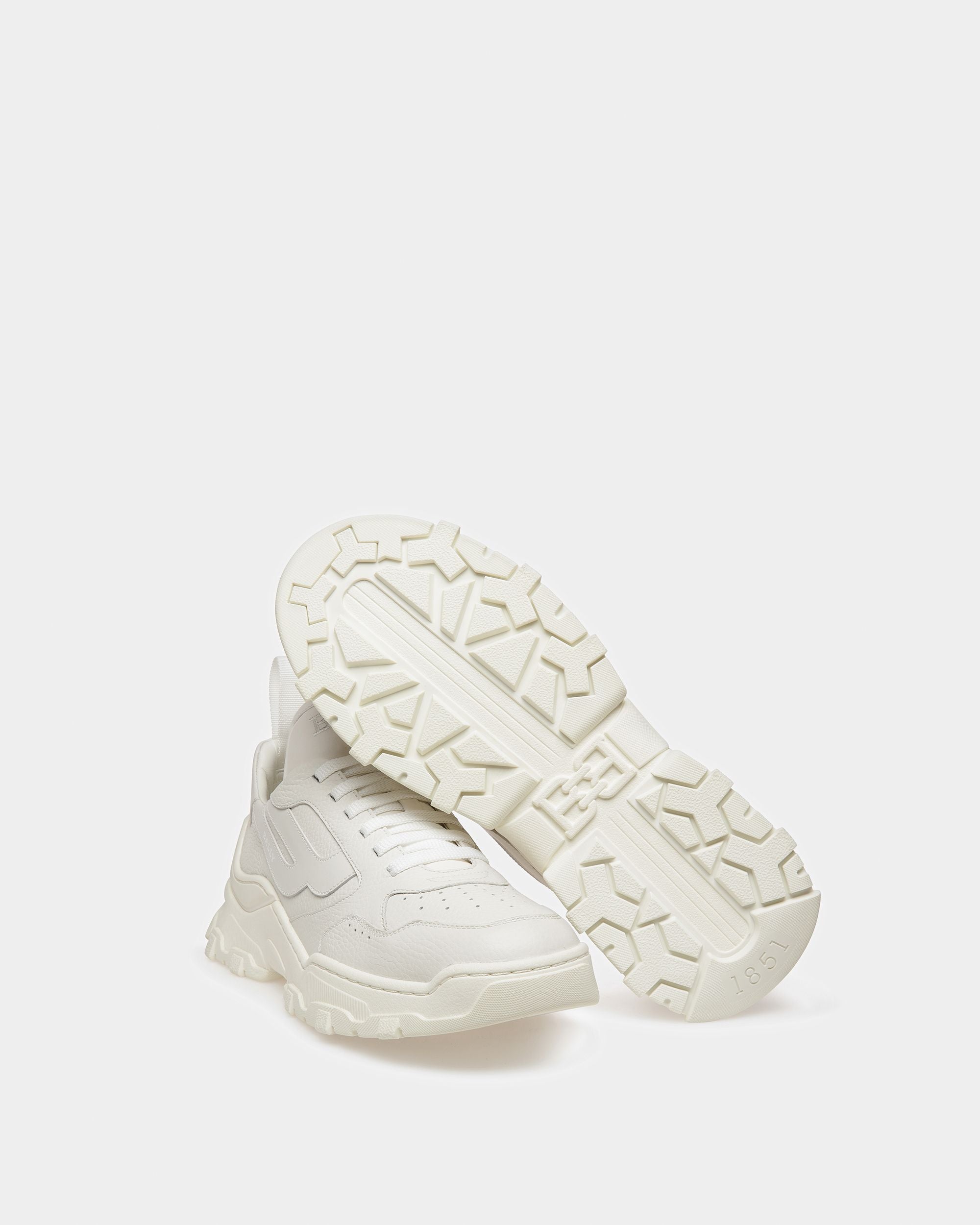 Holden Leather Sneakers In White - Men's - Bally - 05