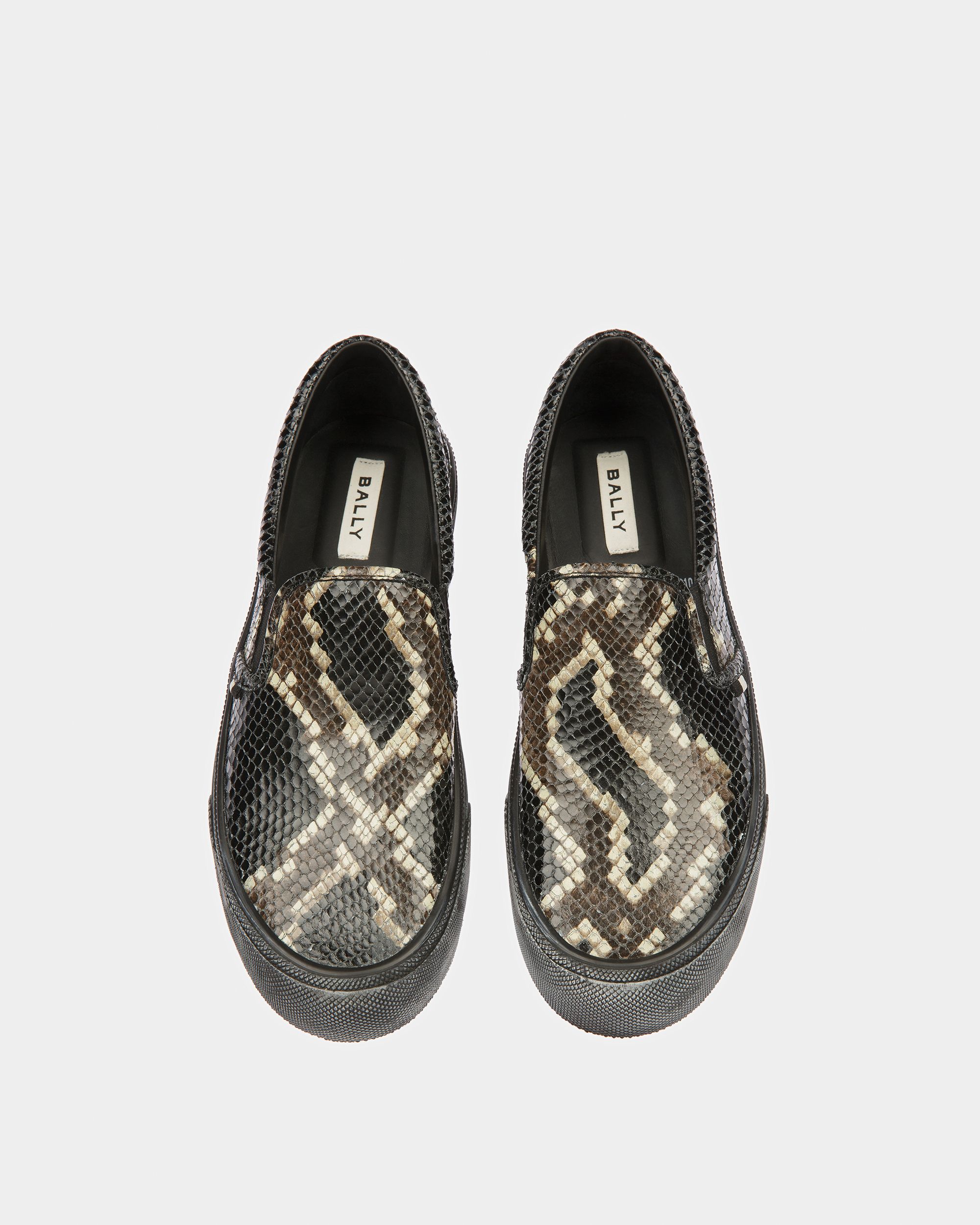 Santa Ana Sneaker In Python Print - Men's - Bally - 02