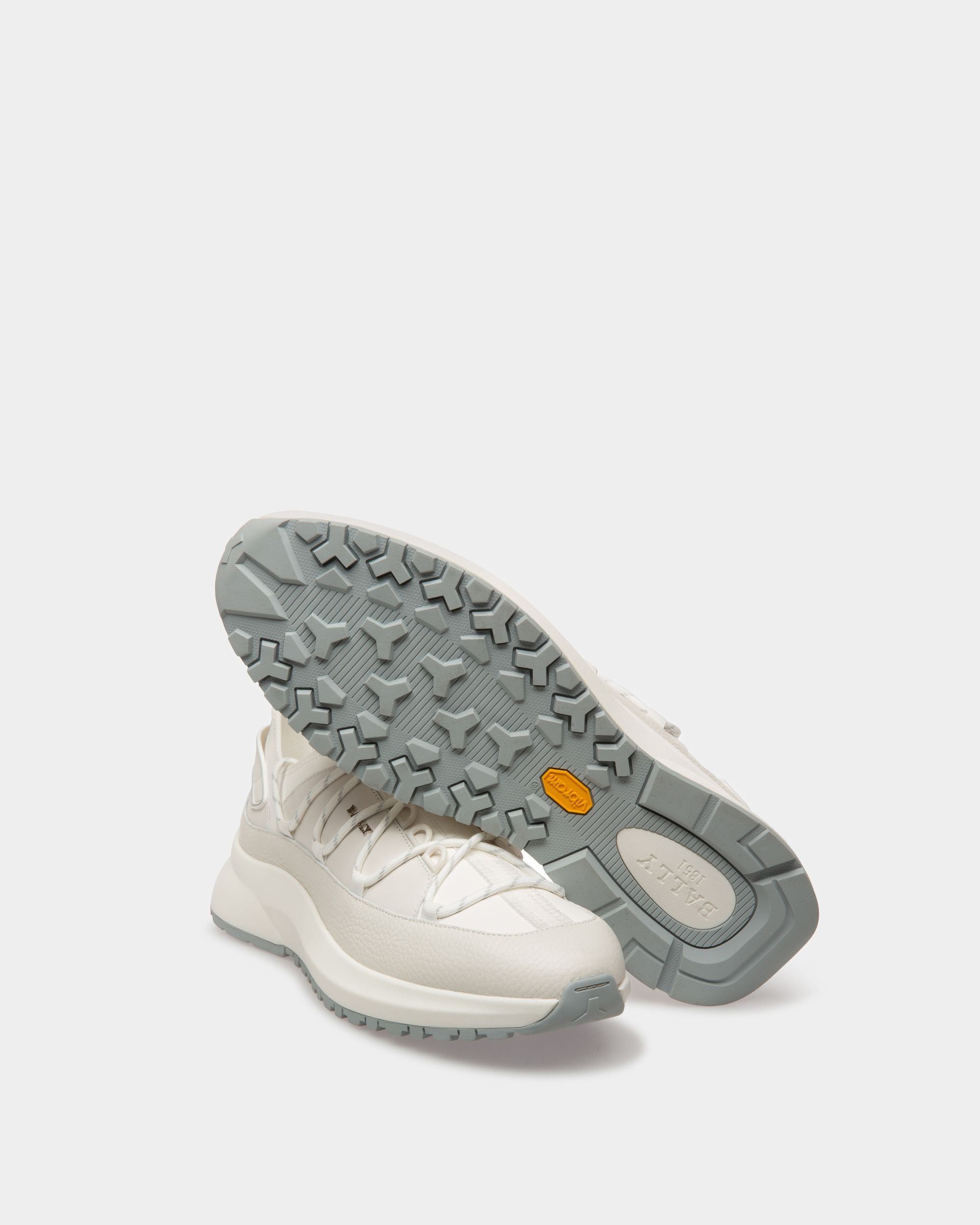 Delys Leather Sneakers In White - Men's - Bally - 02