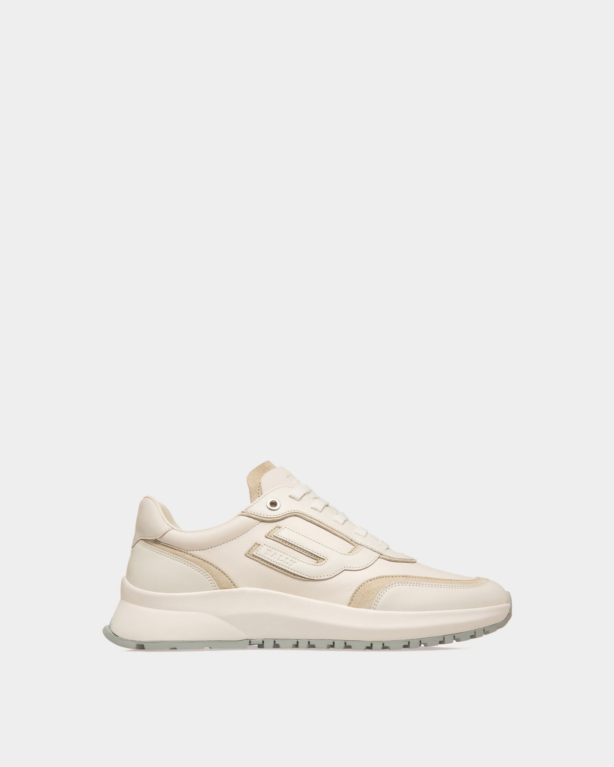 Demmy Leather Sneakers In White - Men's - Bally - 01