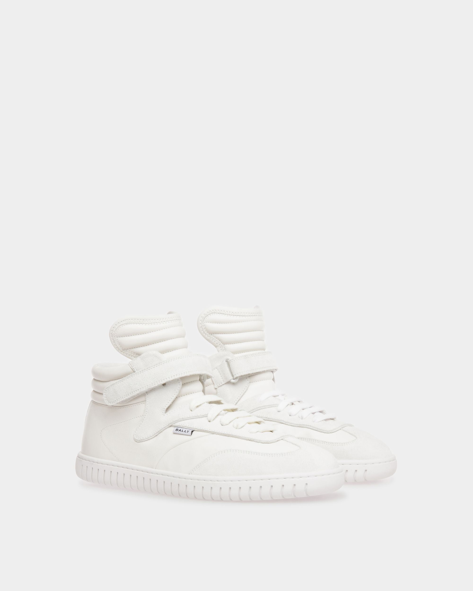 Player Sneakers In White Leather - Men's - Bally - 02