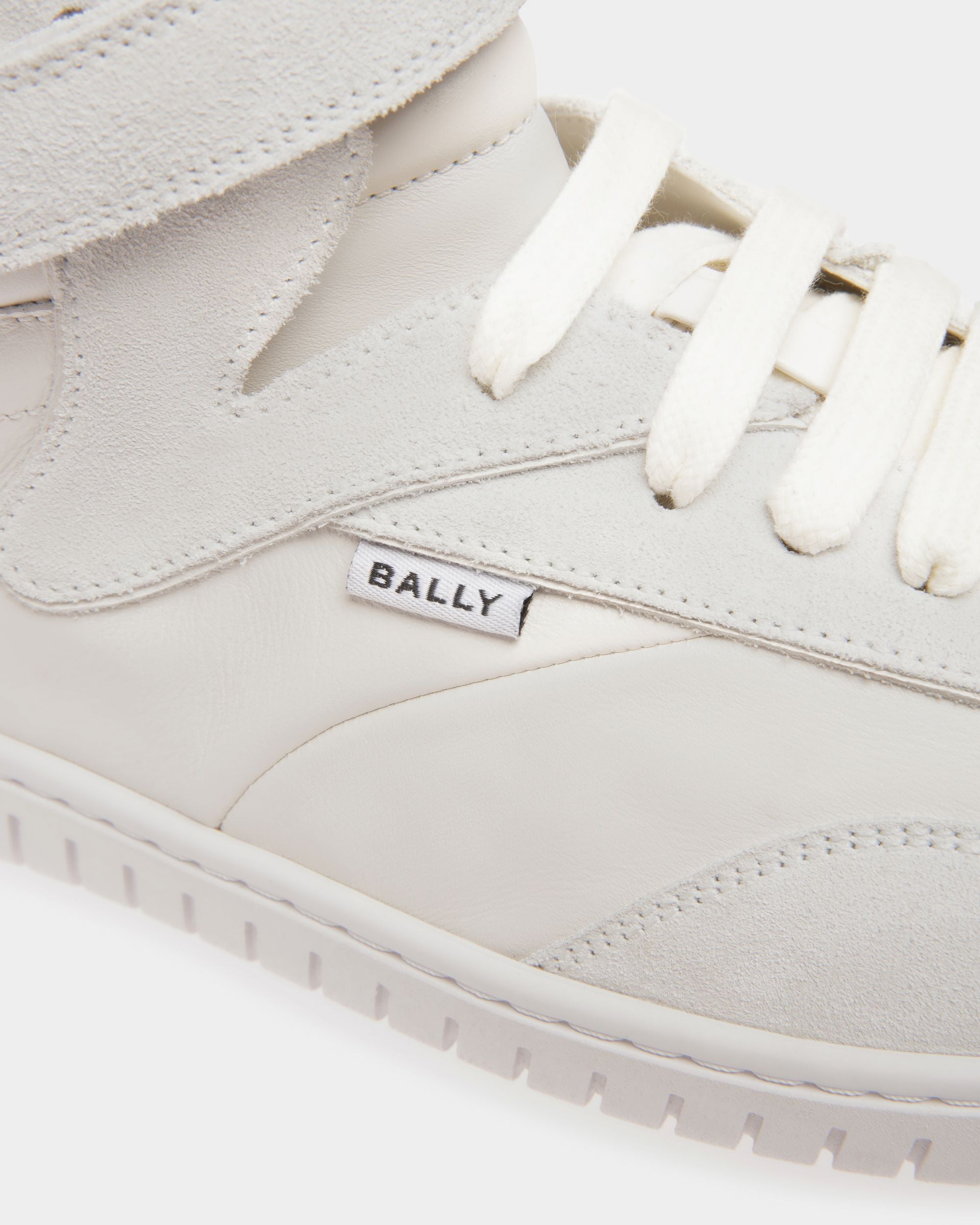 Player Sneakers In White Leather - Men's - Bally - 05
