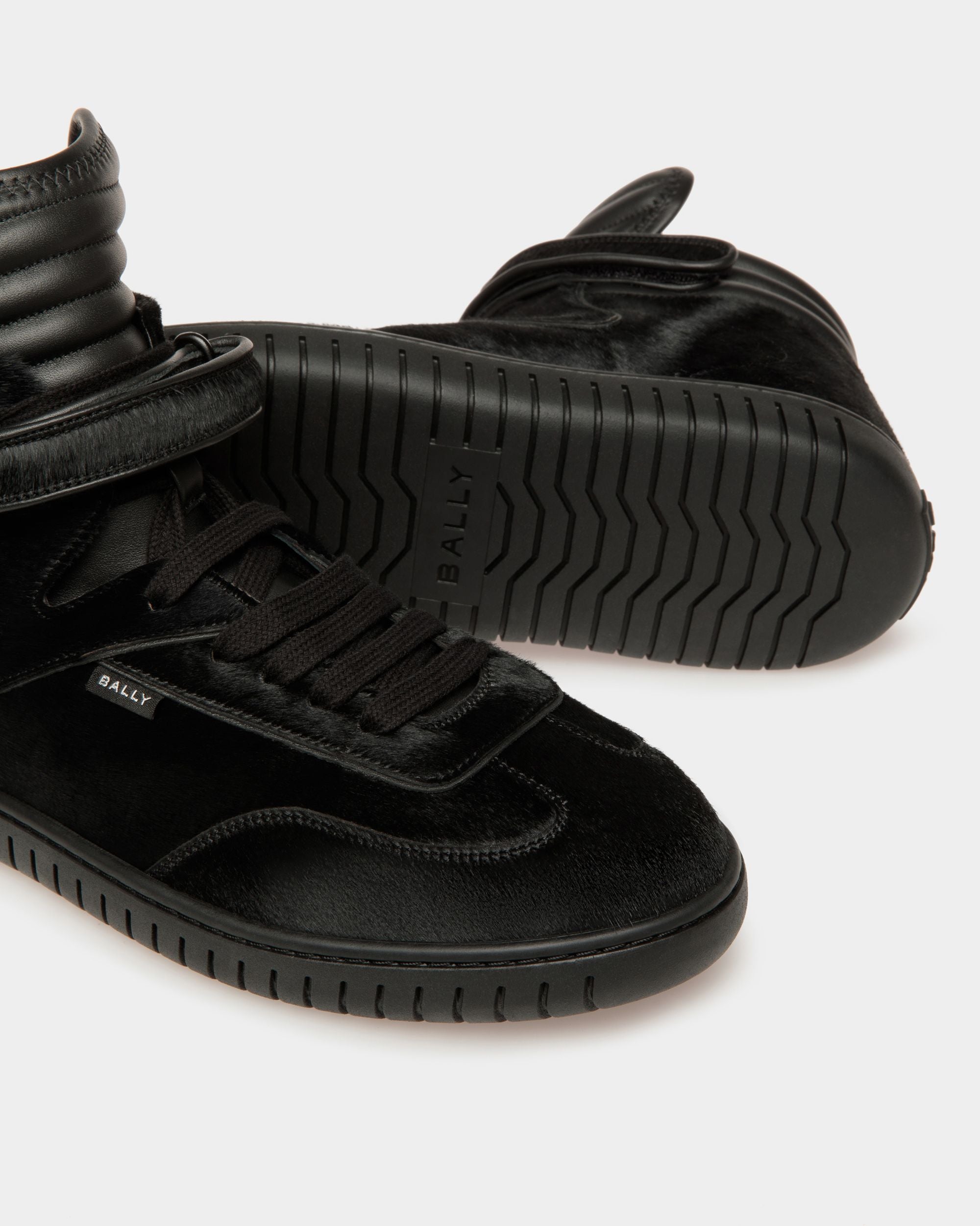 Player Sneakers In Black Leather - Men's - Bally - 04
