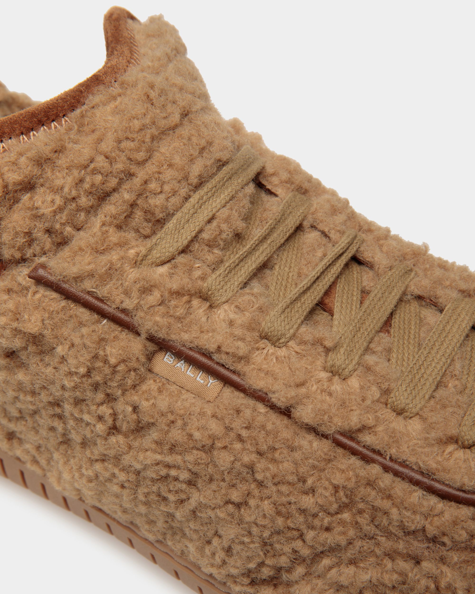 Player Sneakers In Brown Synthetic Fur - Men's - Bally - 05