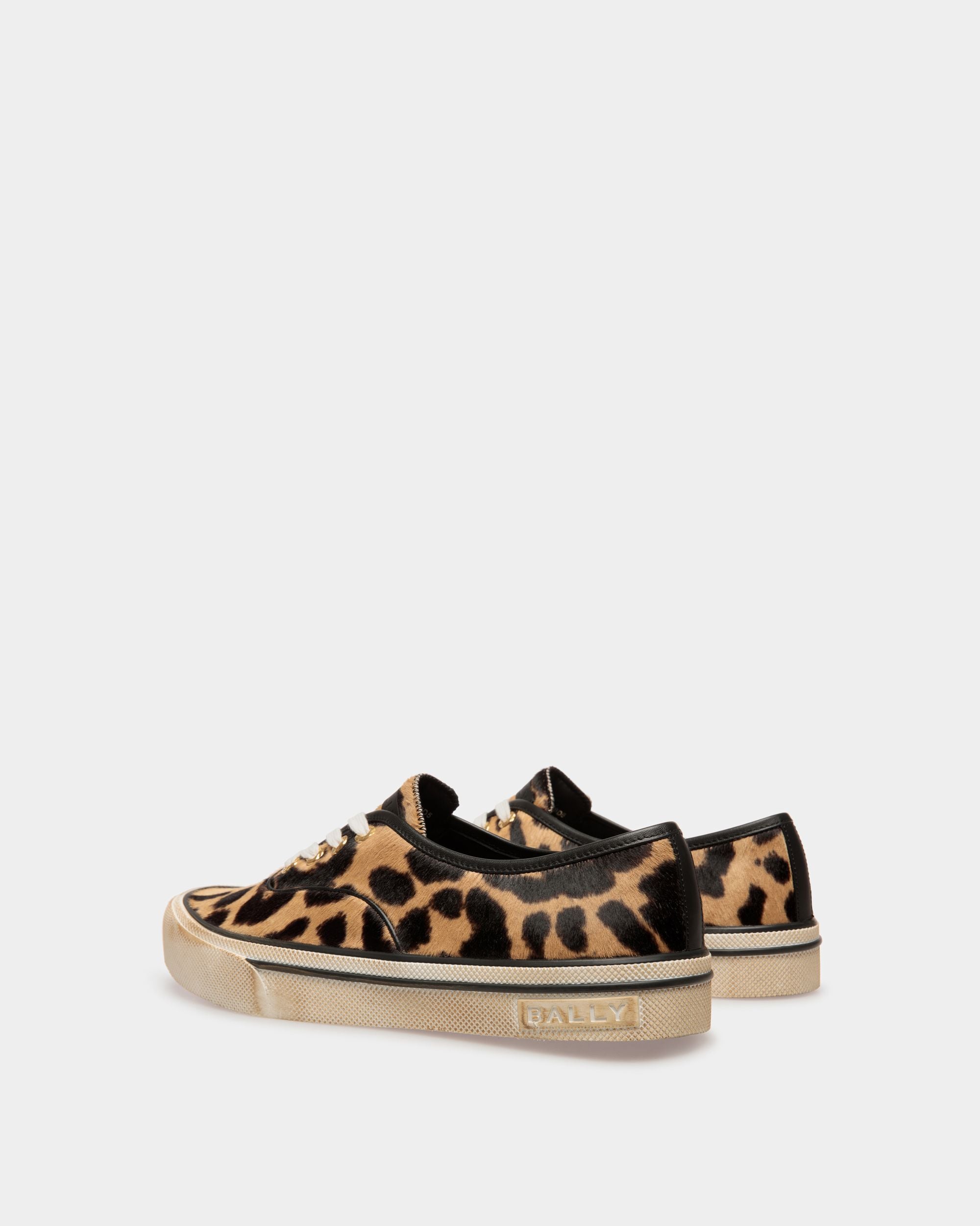 Lyder Sneakers In Brown Haircalf Leather - Men's - Bally - 03