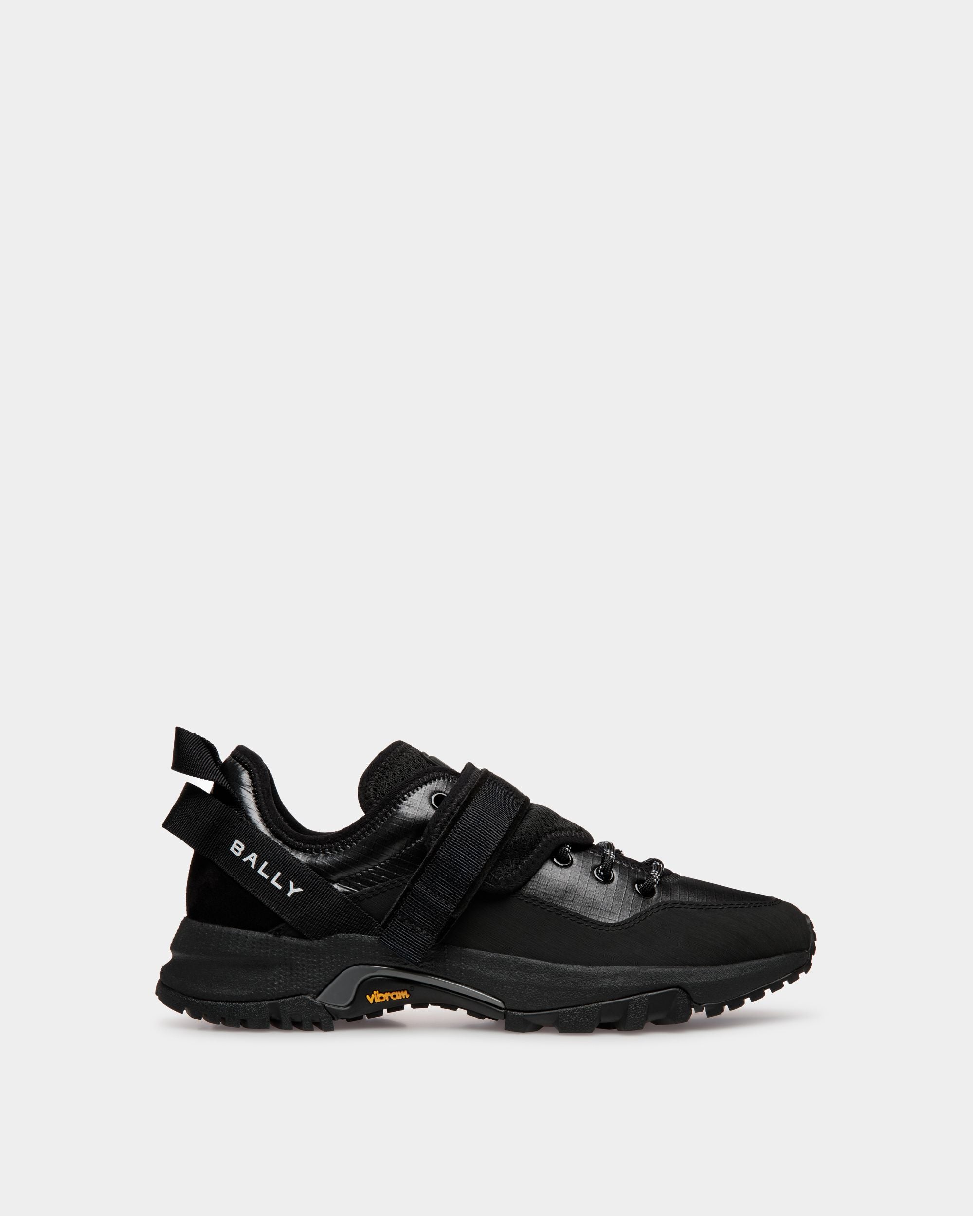 Faster Sneaker In Black Nylon - Men's - Bally - 01