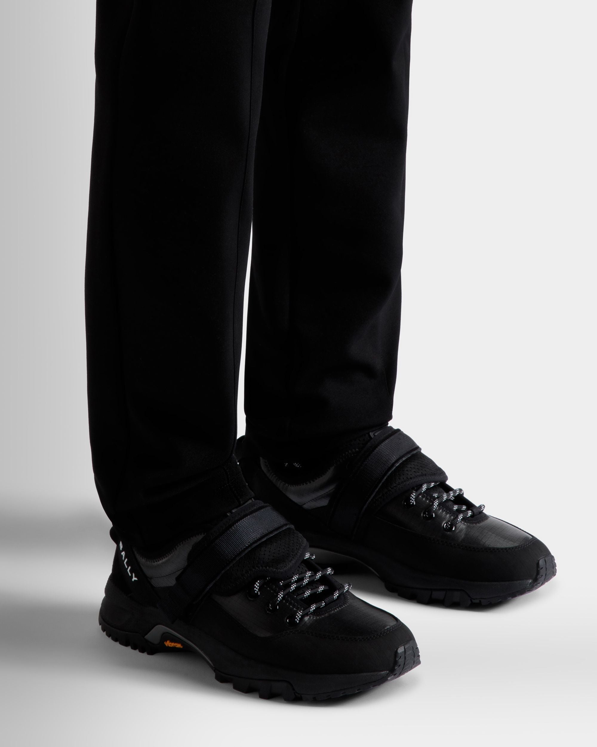 Faster Sneaker In Black Nylon - Men's - Bally - 02