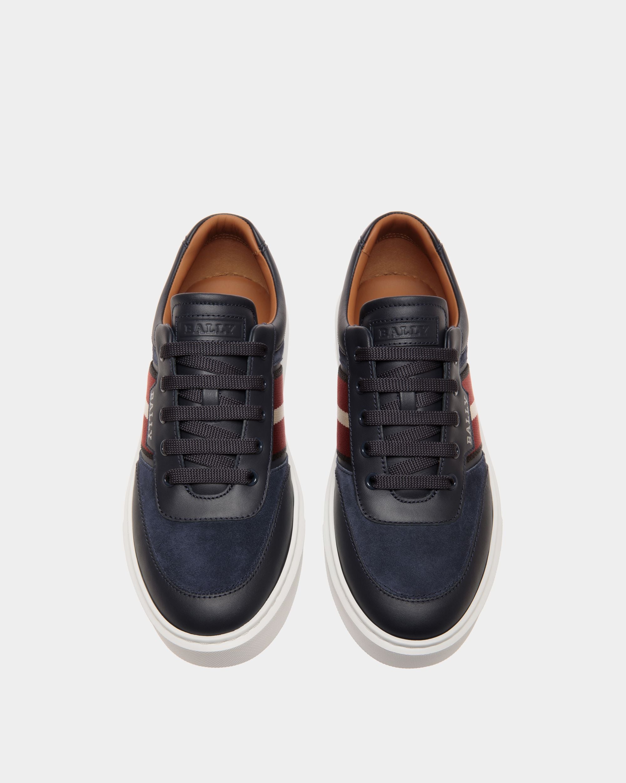 Sneaker In Blue Leather - Men's - Bally - 04