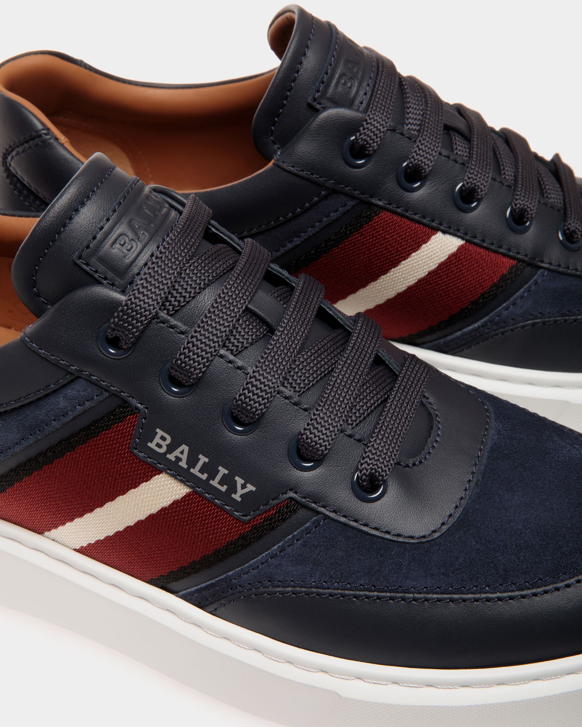 Sneaker In Blue Leather - Men's - Bally - 05