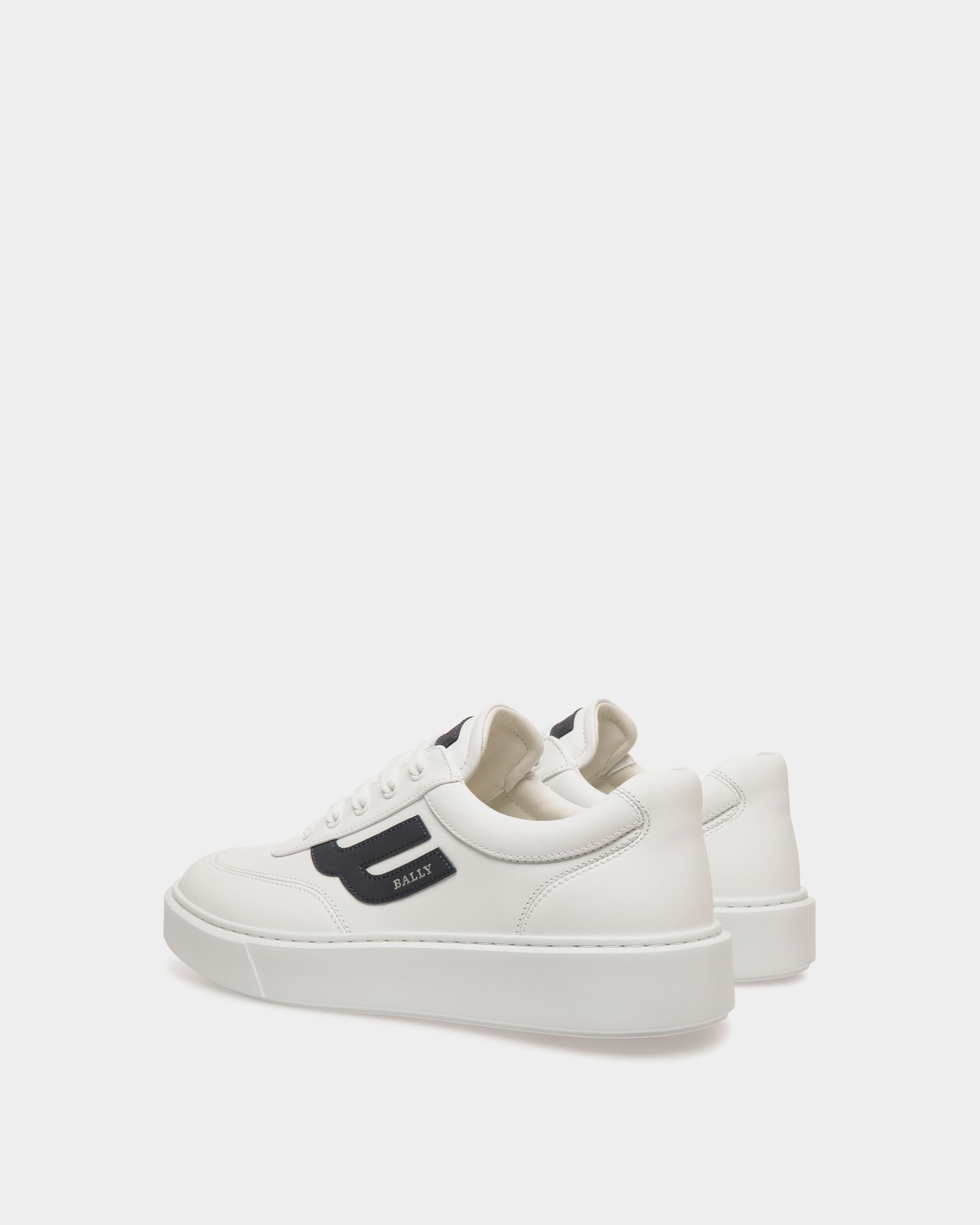 Sneaker In Grey  Leather - Men's - Bally - 03