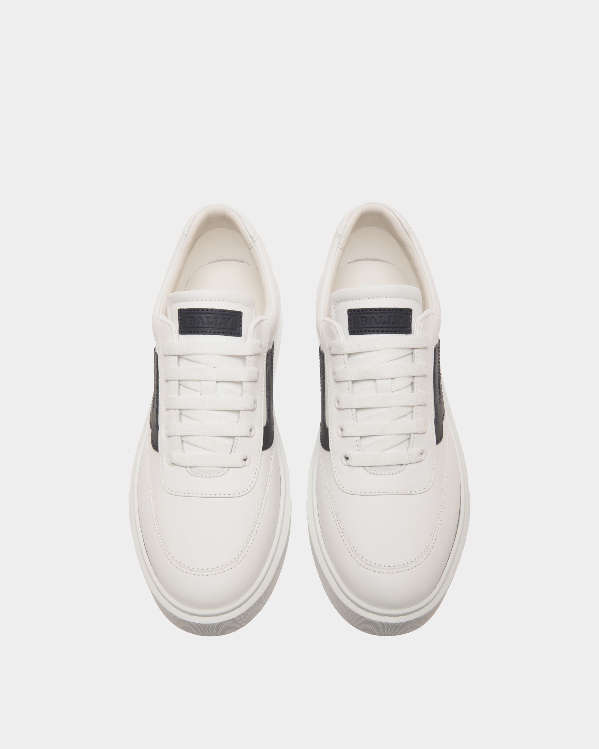 Sneaker In Grey  Leather - Men's - Bally - 04