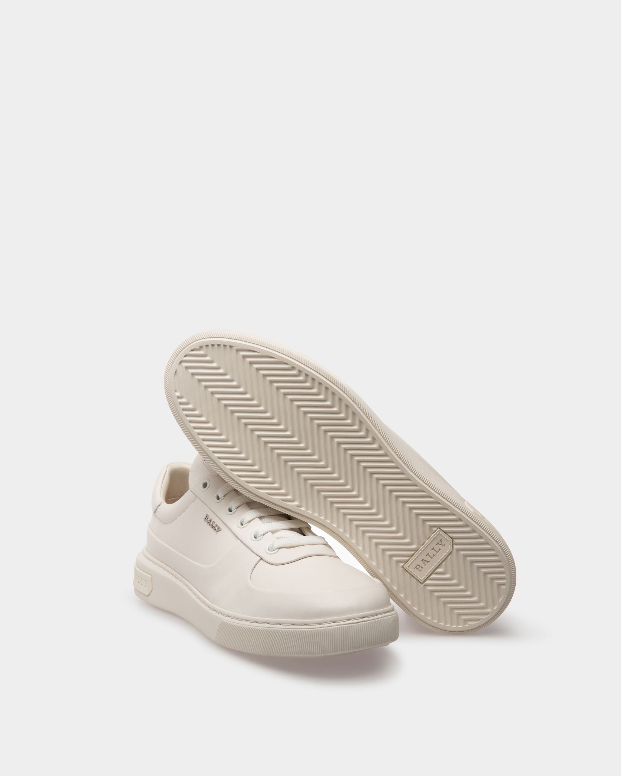 Manny Leather Sneakers In White - Men's - Bally - 05