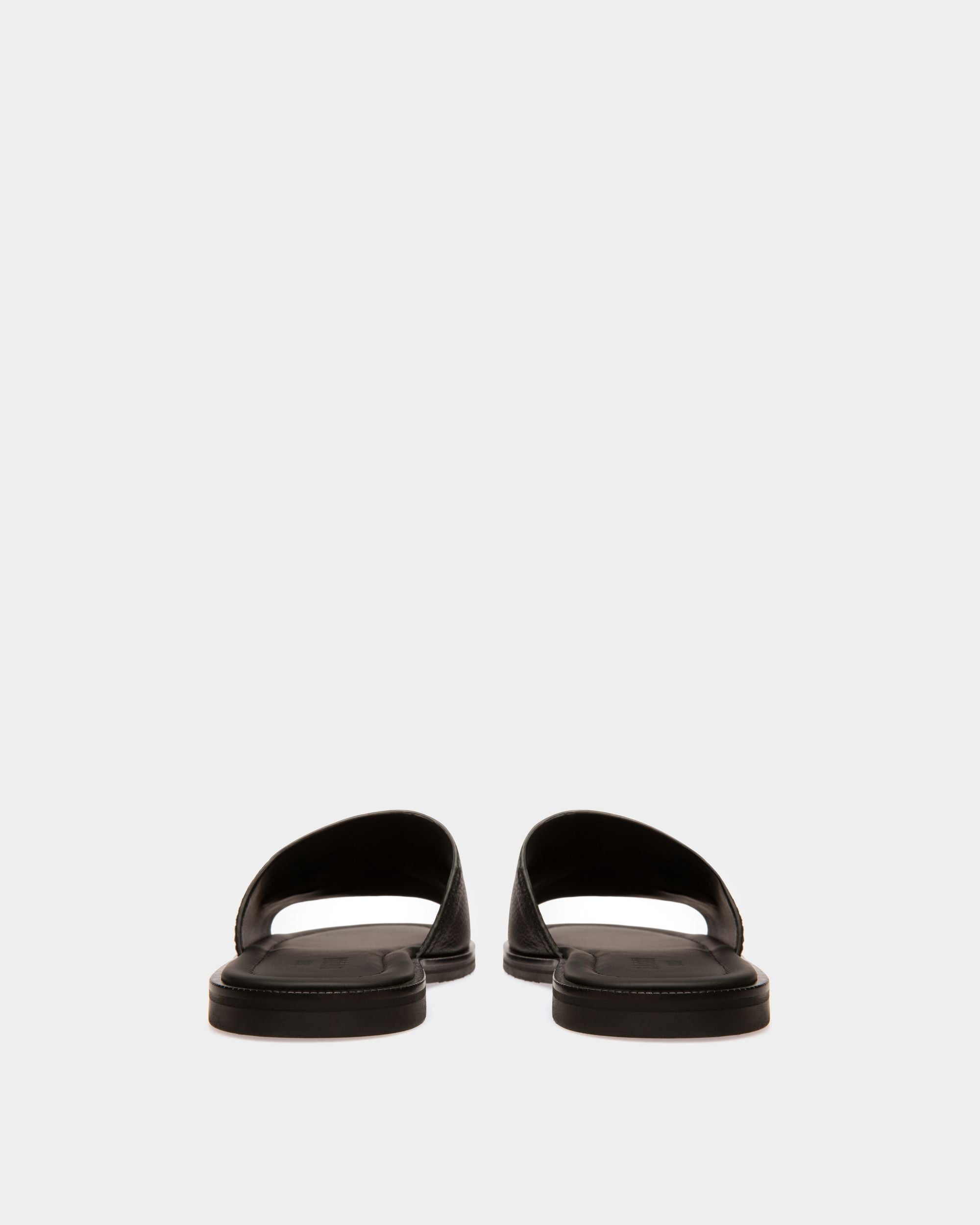 Jareth Leather Sandals In Black - Men's - Bally - 03