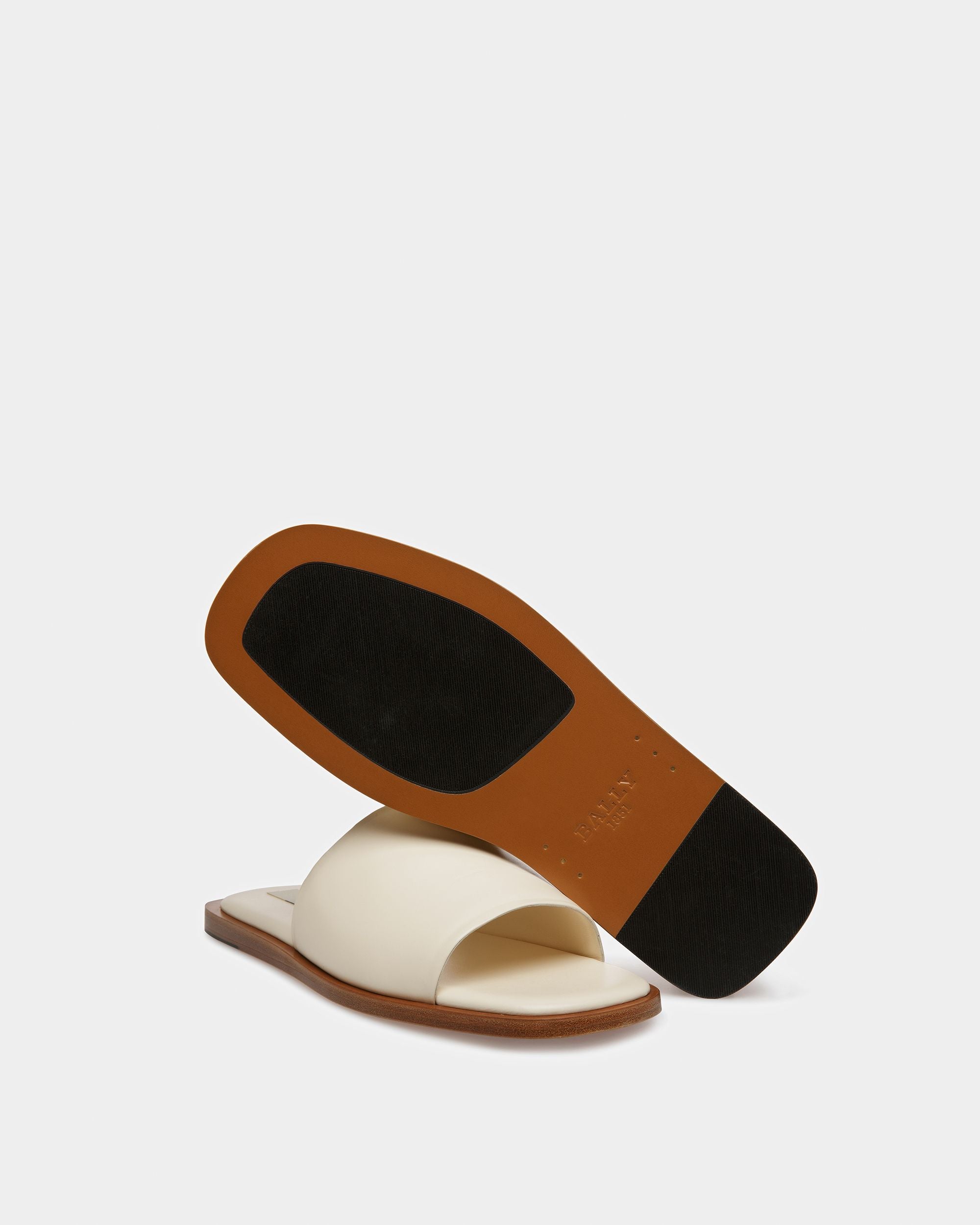 Sabian Leather Sandals In Bone - Men's - Bally - 05