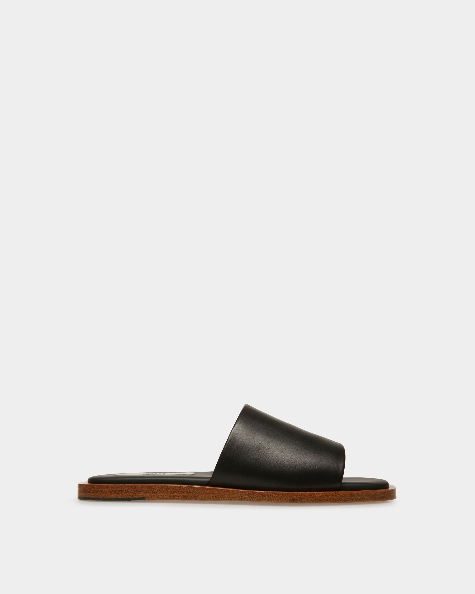 Sabian Leather Sandals In Black - Men's - Bally - 01