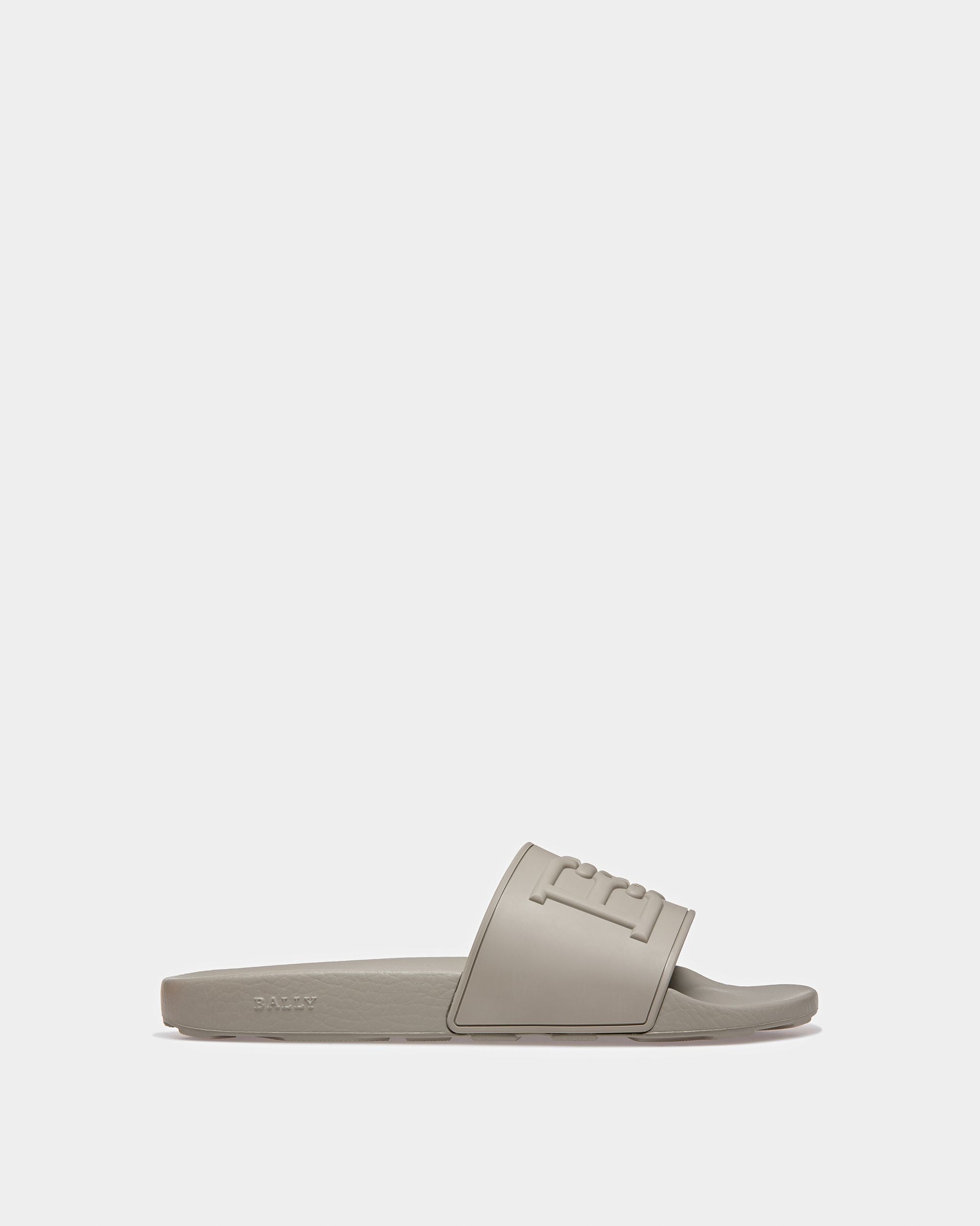 Scotty Rubber Sandals In Stone - Men's - Bally - 01