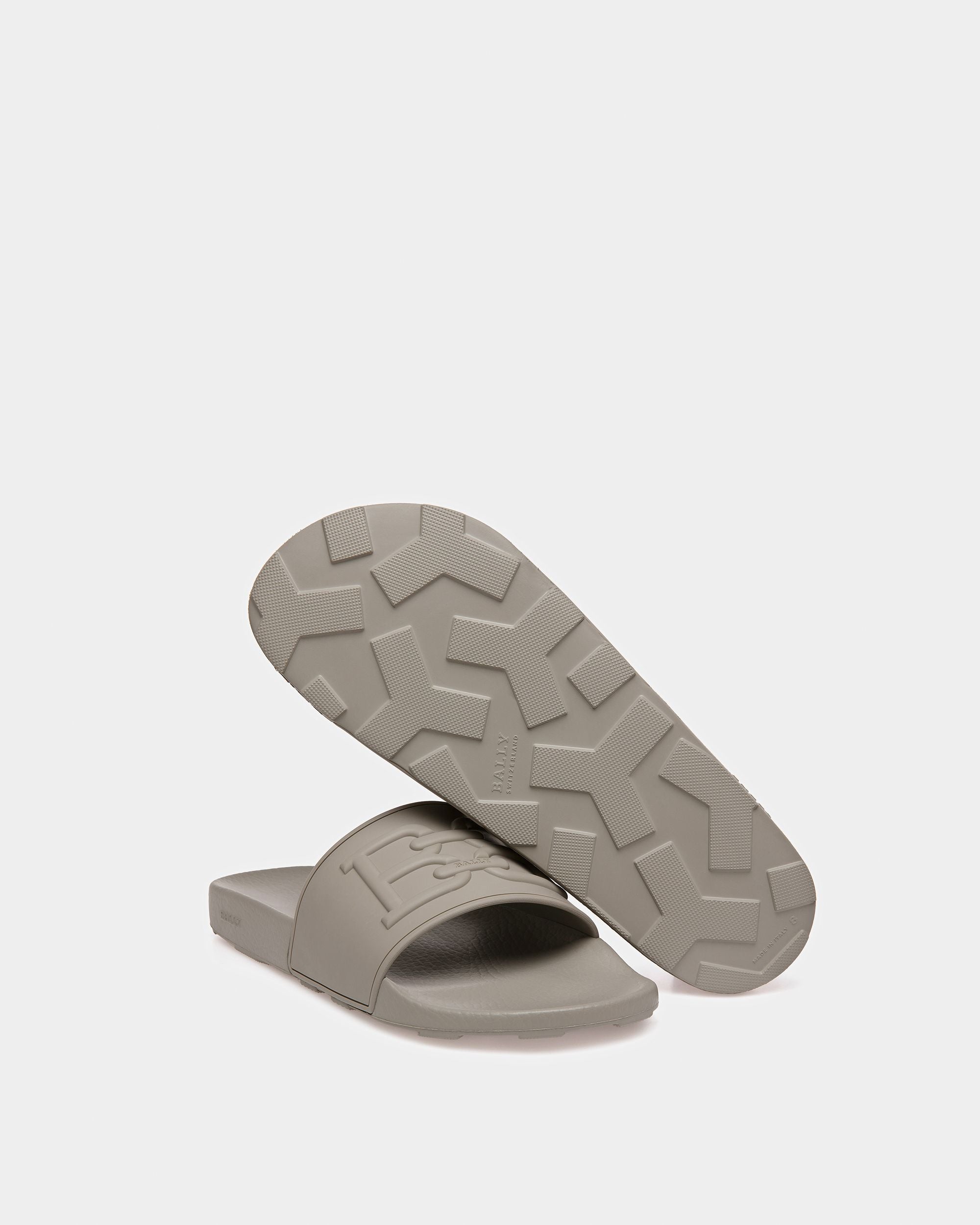 Scotty Rubber Sandals In Stone - Men's - Bally - 05