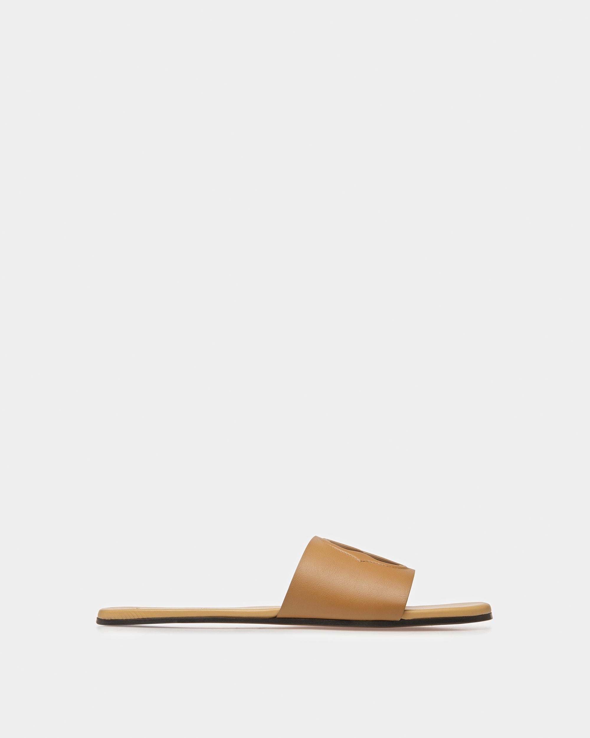 San Fernando Sandals In Brown Leather - Men's - Bally - 01
