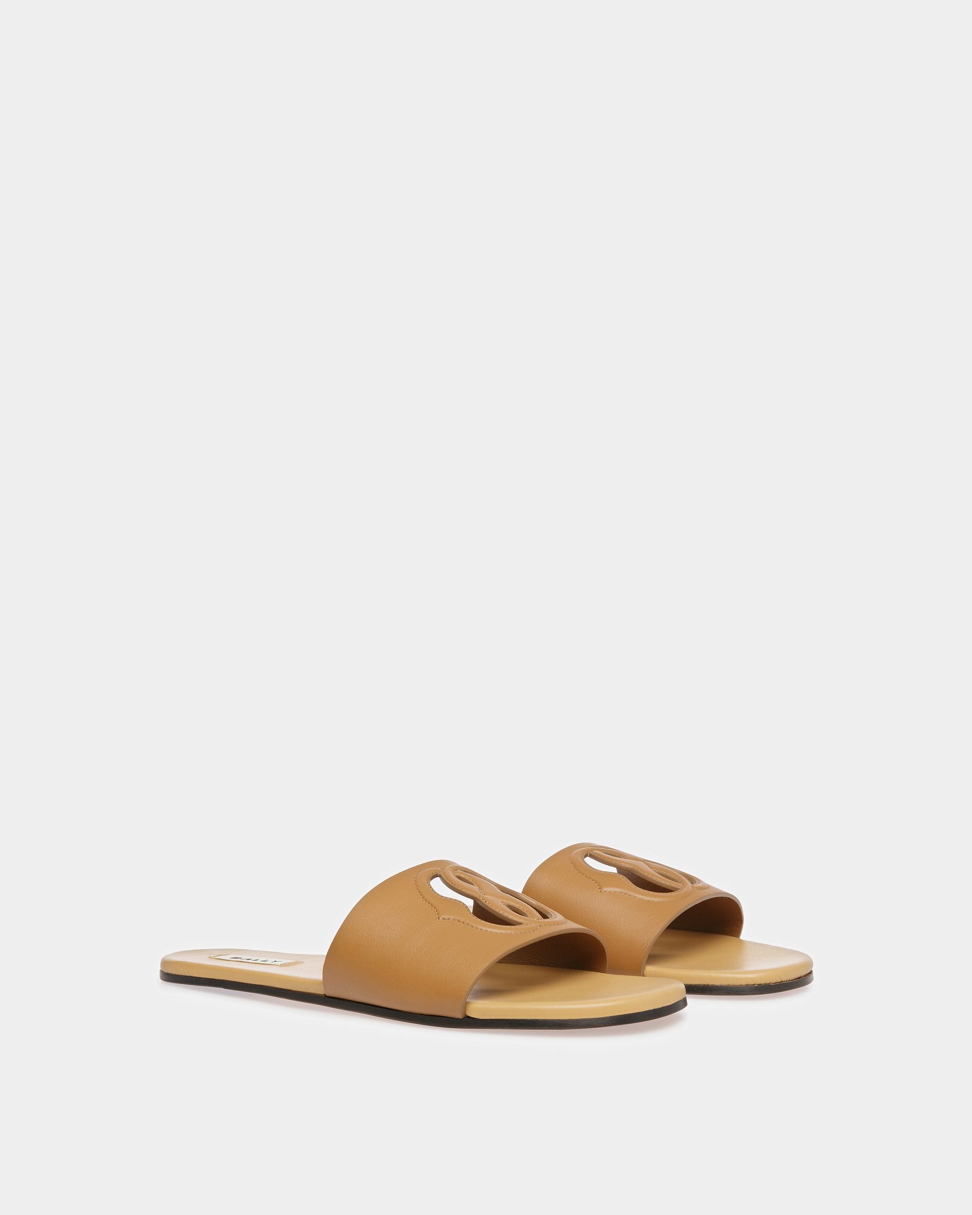 San Fernando Sandals In Brown Leather - Men's - Bally - 02