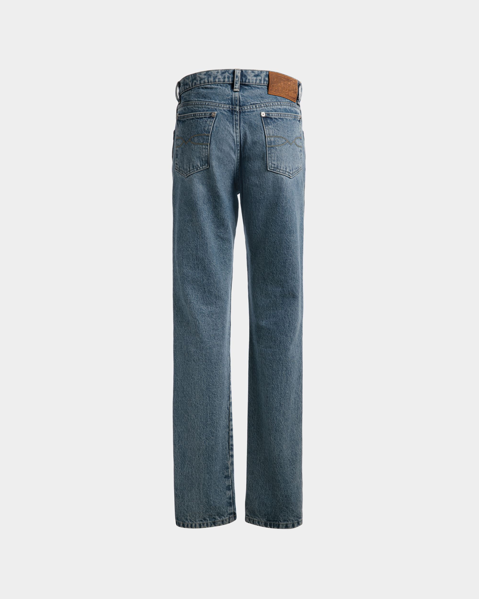 Straight Jeans In Light Blue Denim - Men's - Bally - 07