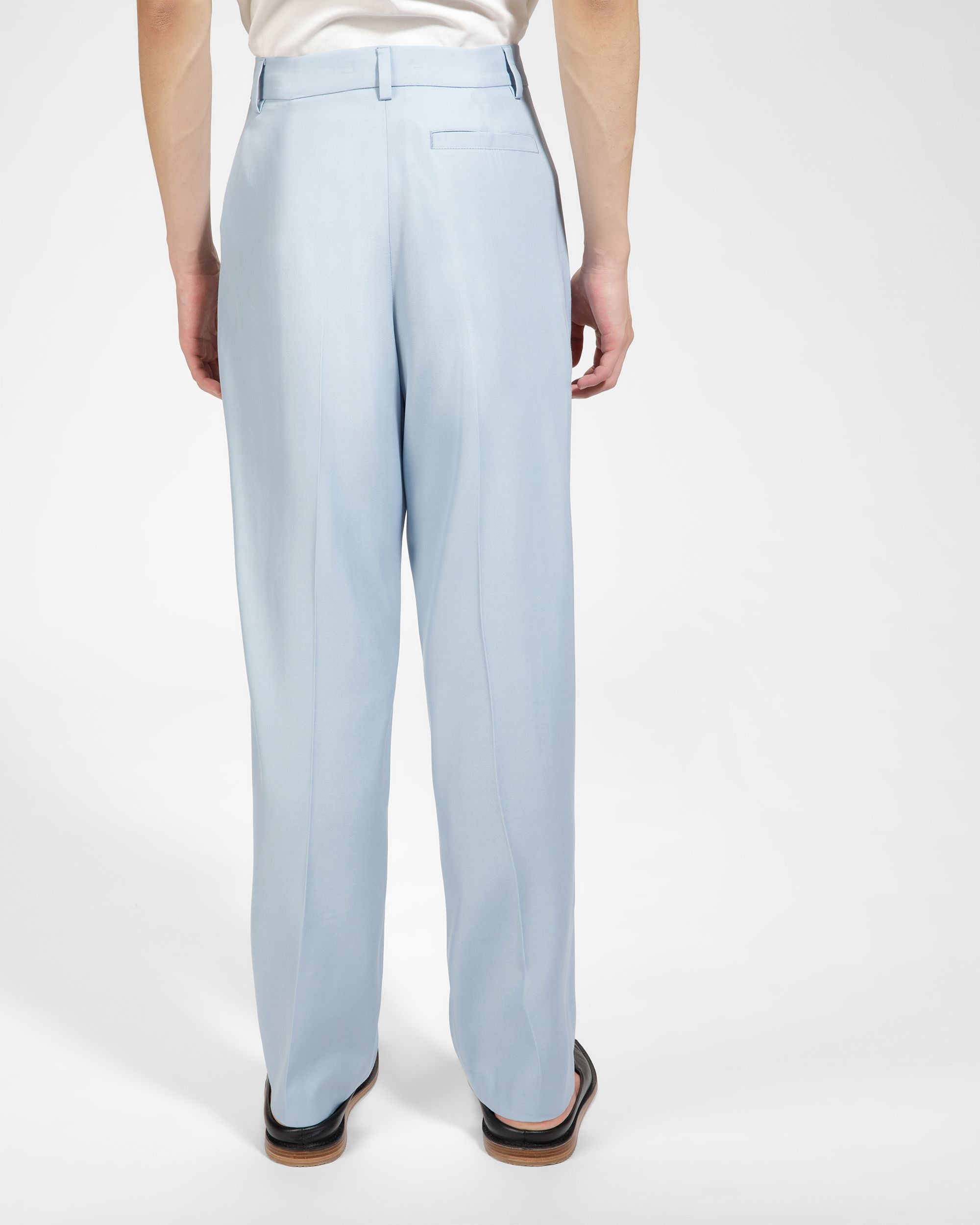 Wool Mix Trousers - Men's - Bally - 02