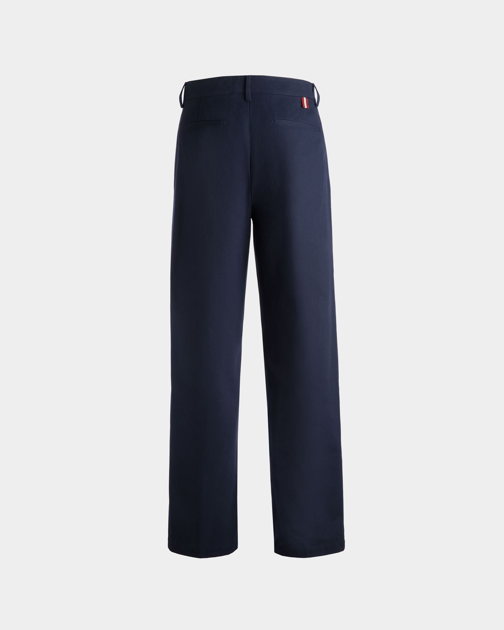 Pants in Dark Blue Cotton - Men's - Bally - 07