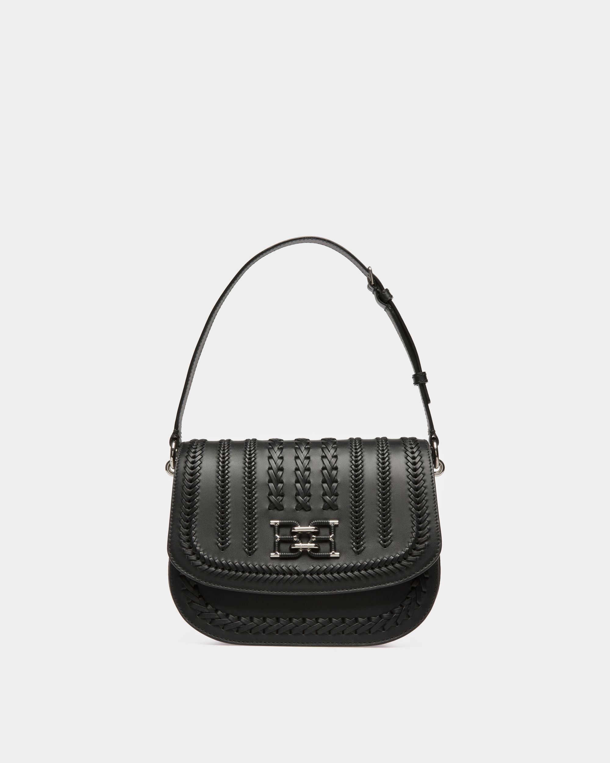 Beckie Leather Cross-Body Bag In Black - Women's - Bally - 01