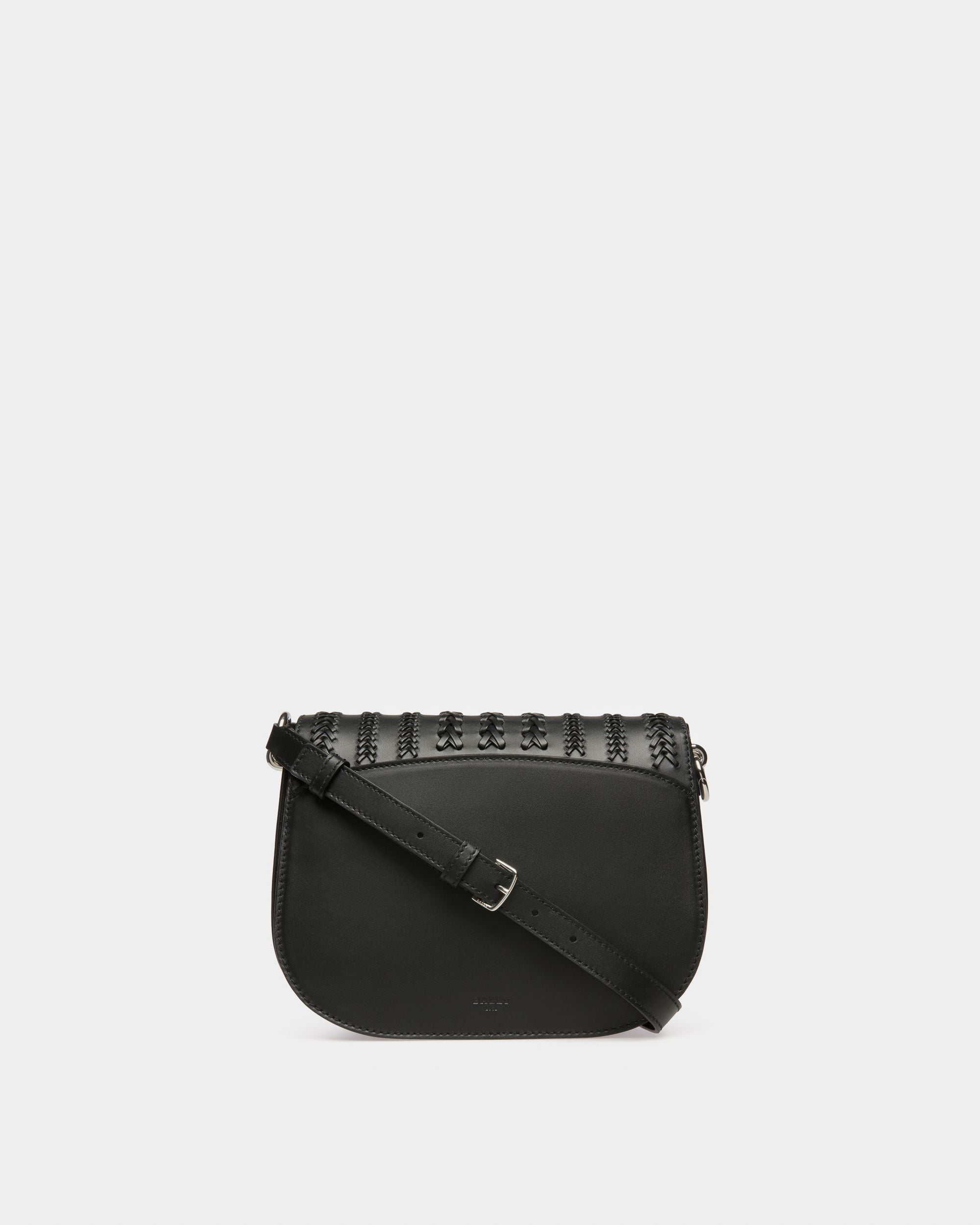 Beckie Leather Cross-Body Bag In Black - Women's - Bally - 03