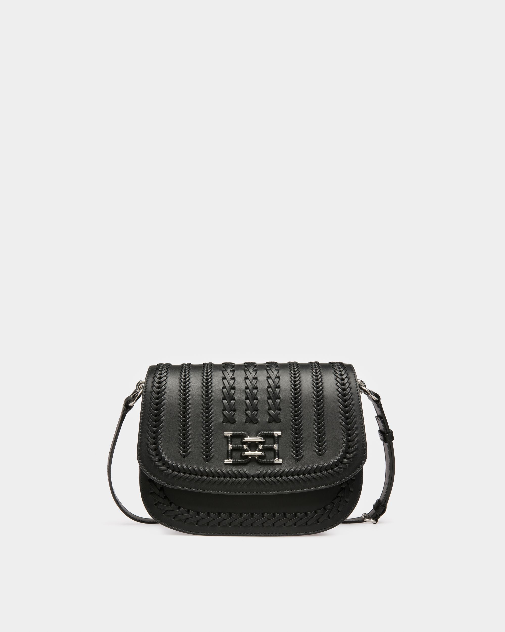 Beckie Leather Cross-Body Bag In Black - Women's - Bally - 05