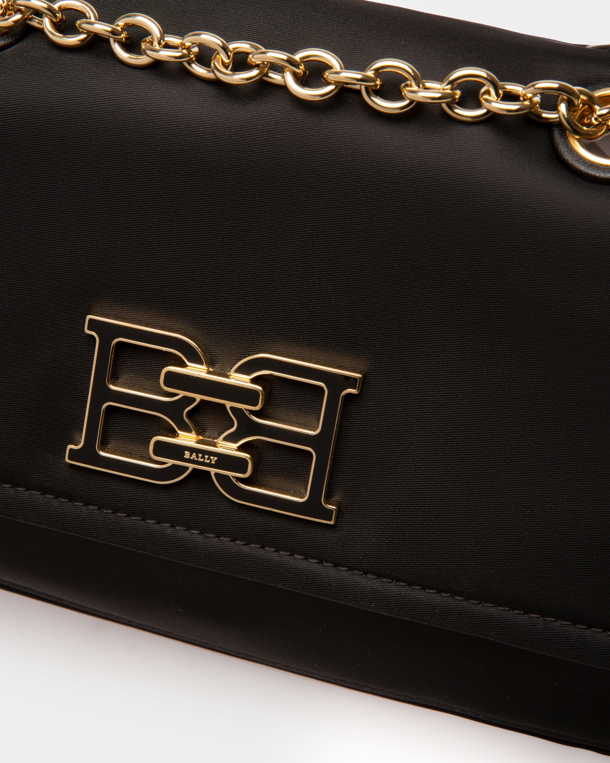 Ehrin Nylon Crossbody Bag In Black - Women's - Bally - 07