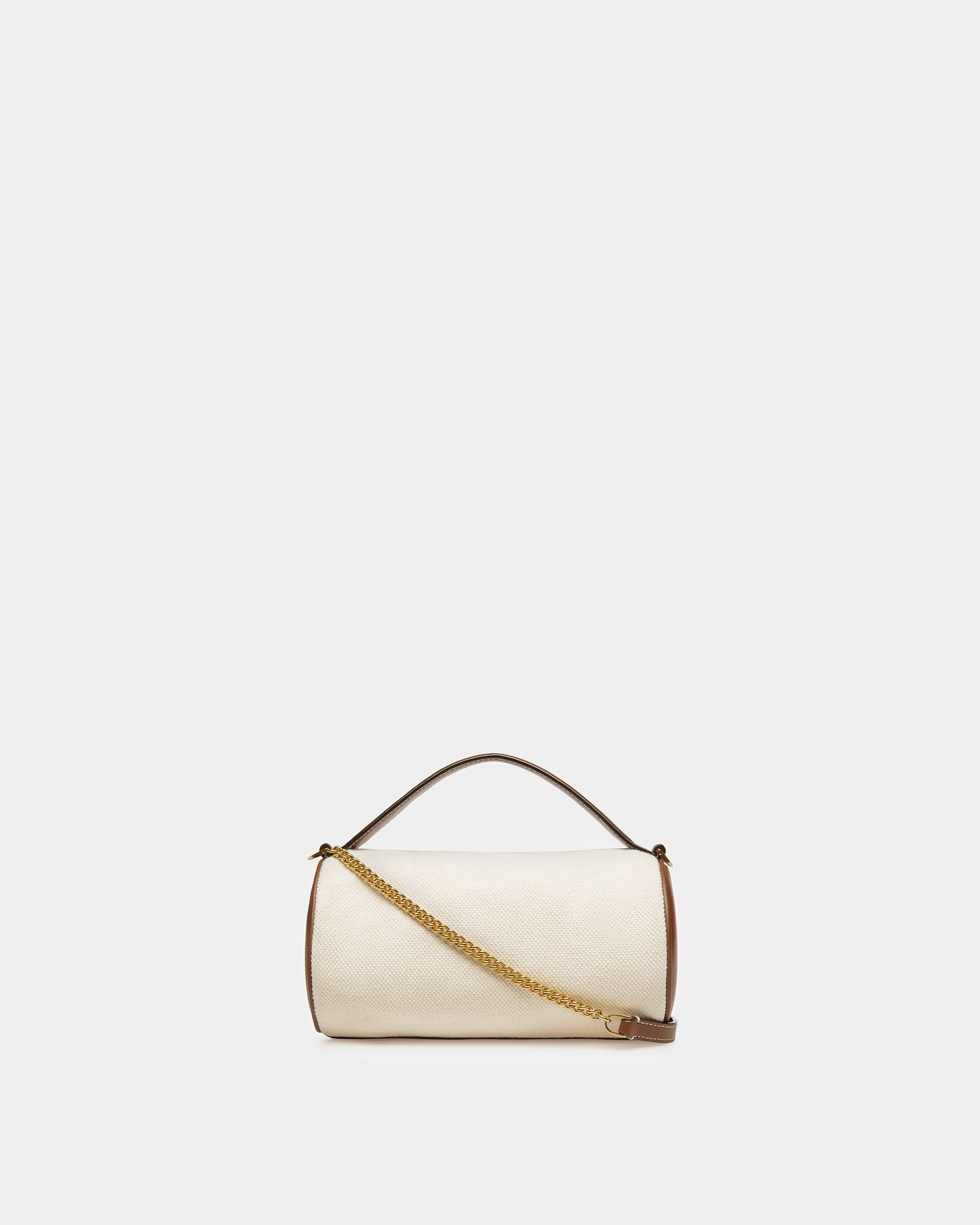 Calyn Fabric Crossbody Bag In Natural - Women's - Bally - 03