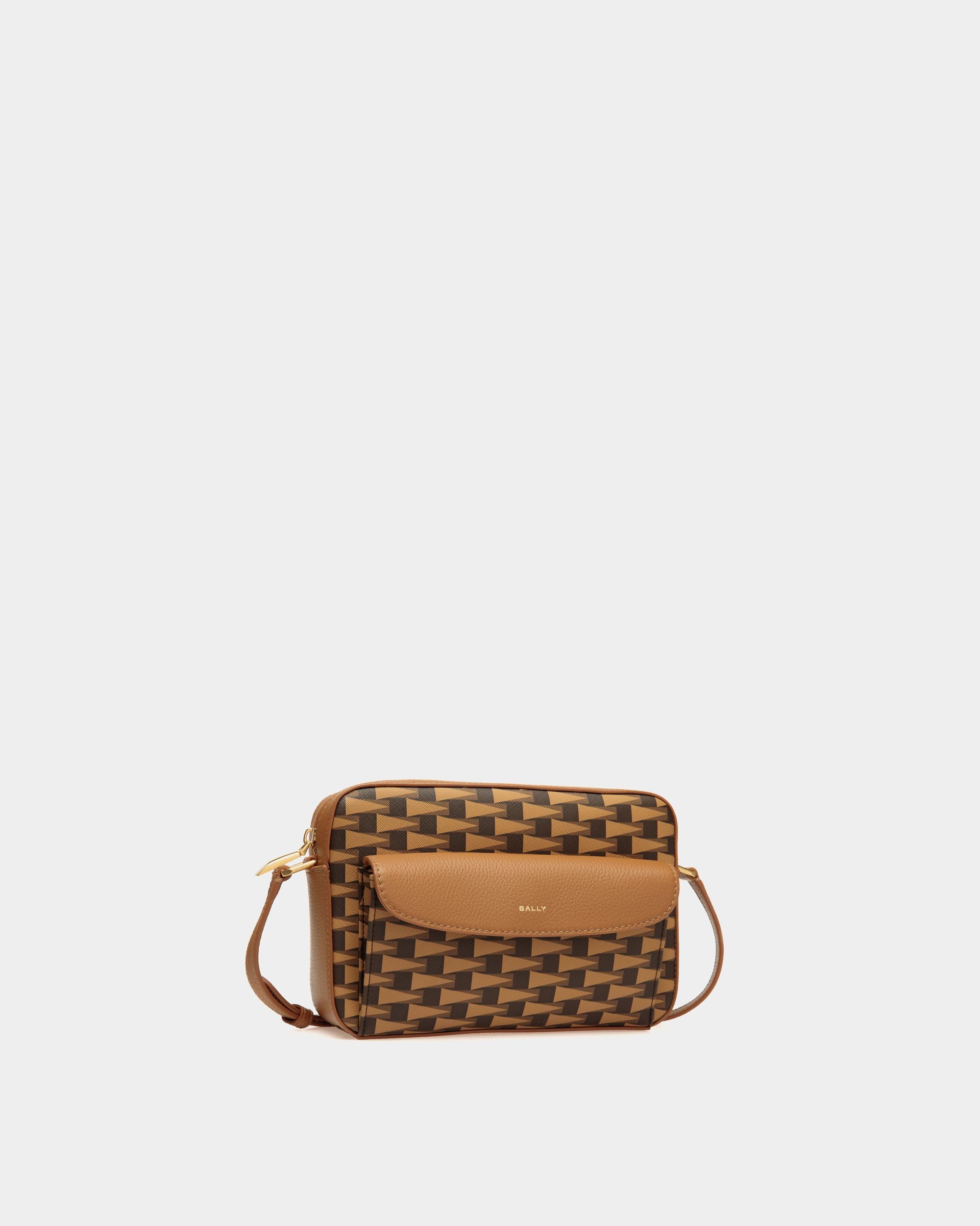 Pennant Crossbody Bag In Desert TPU - Women's - Bally - 03