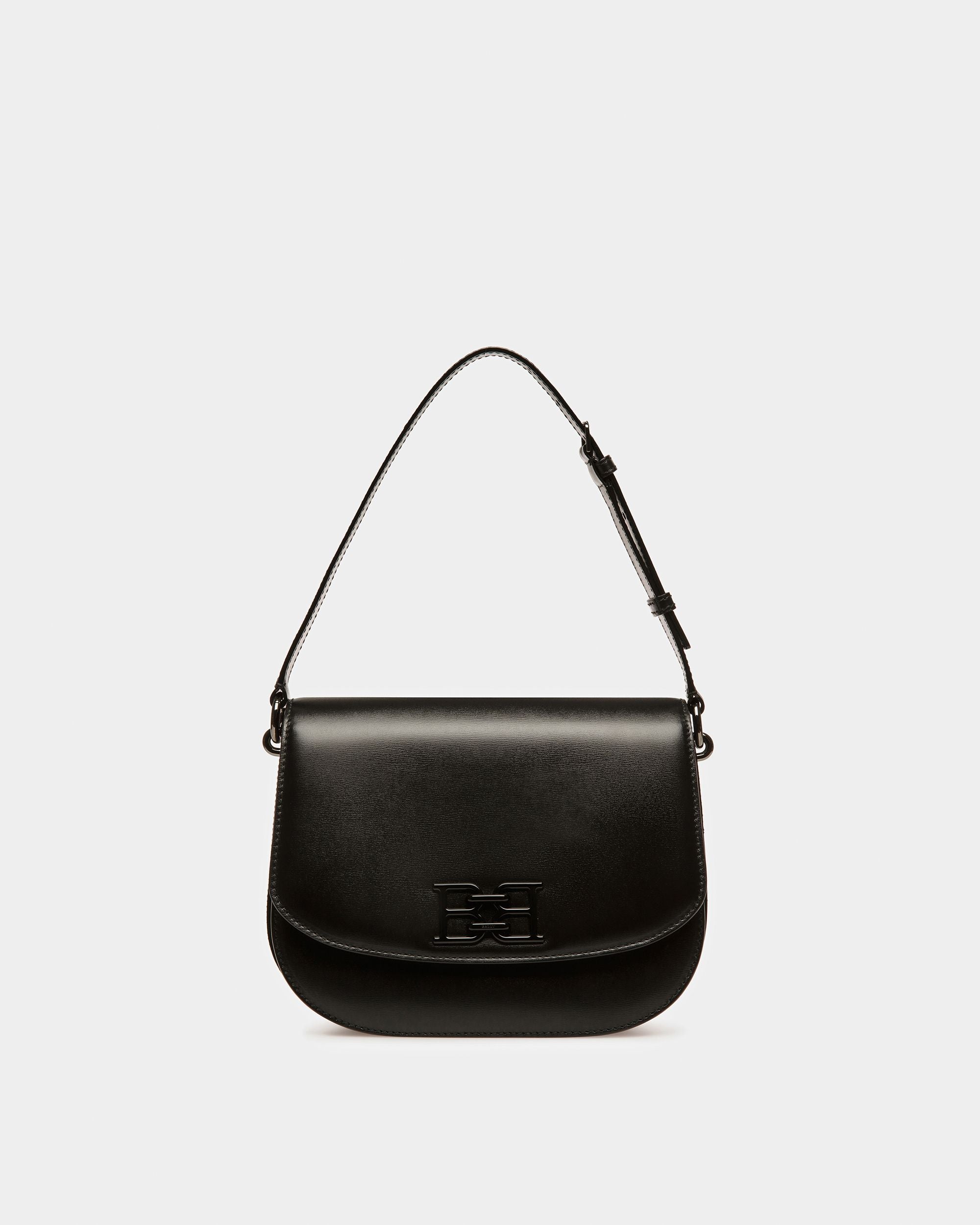Beckie Leather Crossbody Bag In Black - Women's - Bally - 07