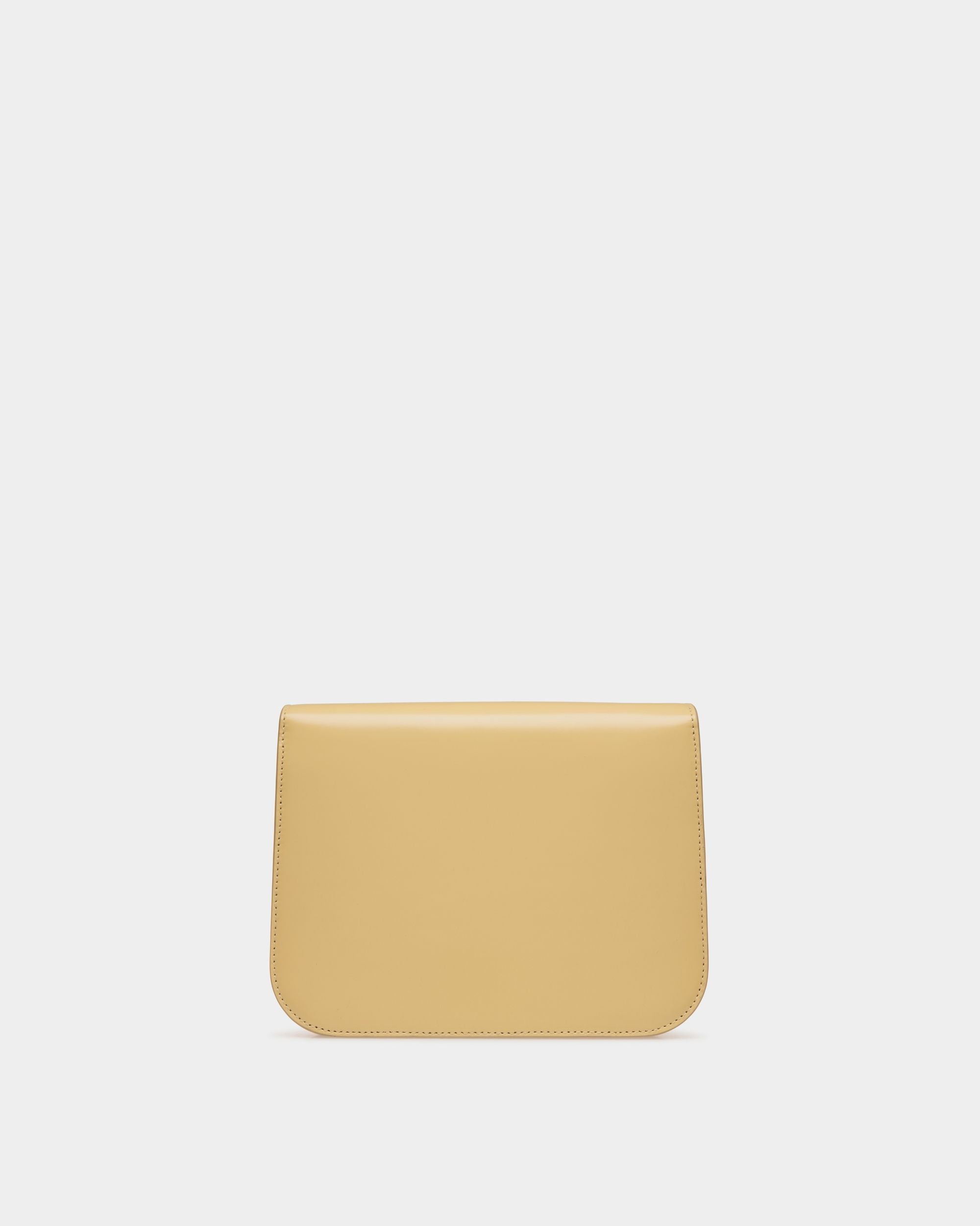 Ollam Crossbody Bag in Cream Brushed Leather - Women's - Bally - 03