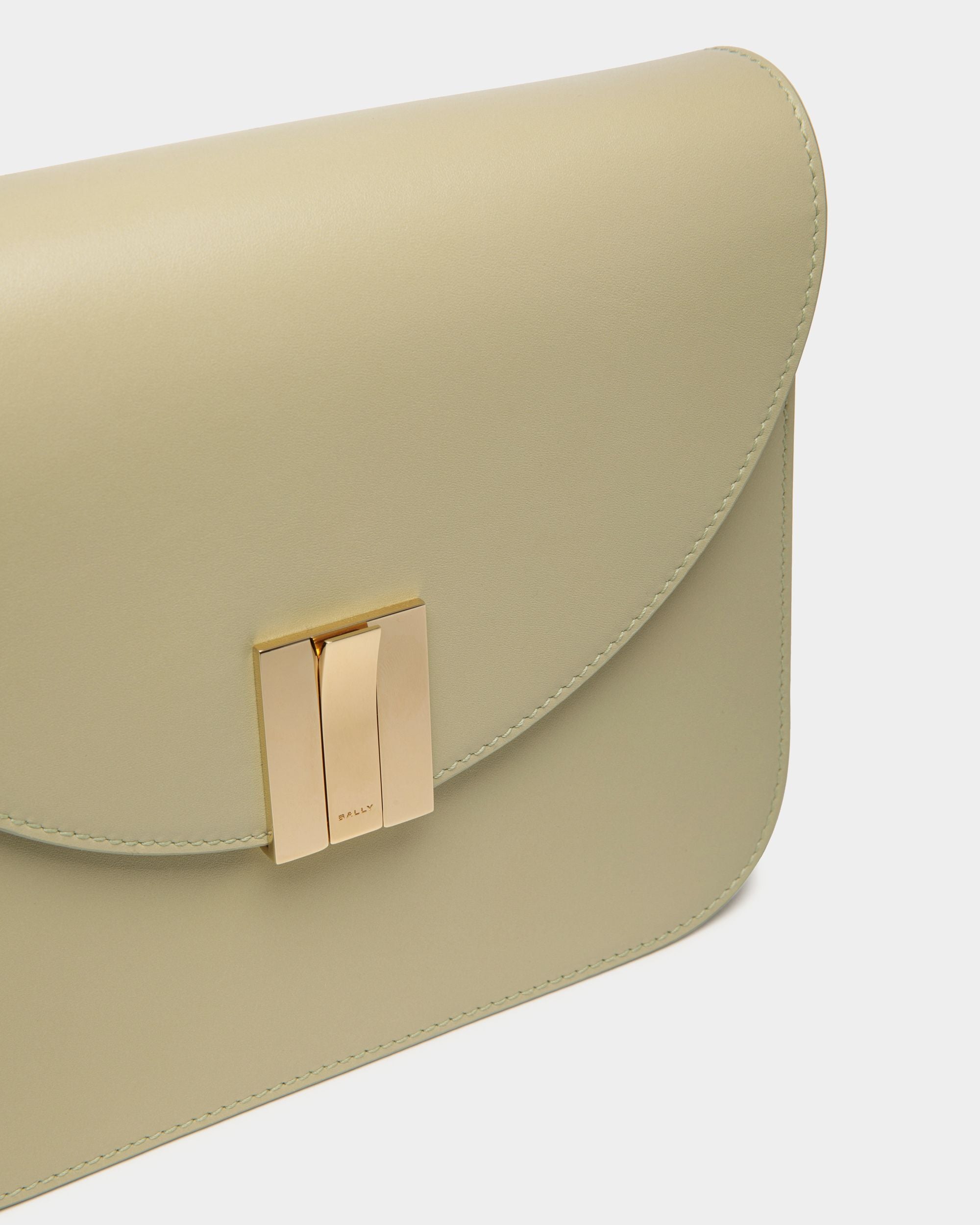Women s Ollam Crossbody Bag In Light Green Leather Bally
