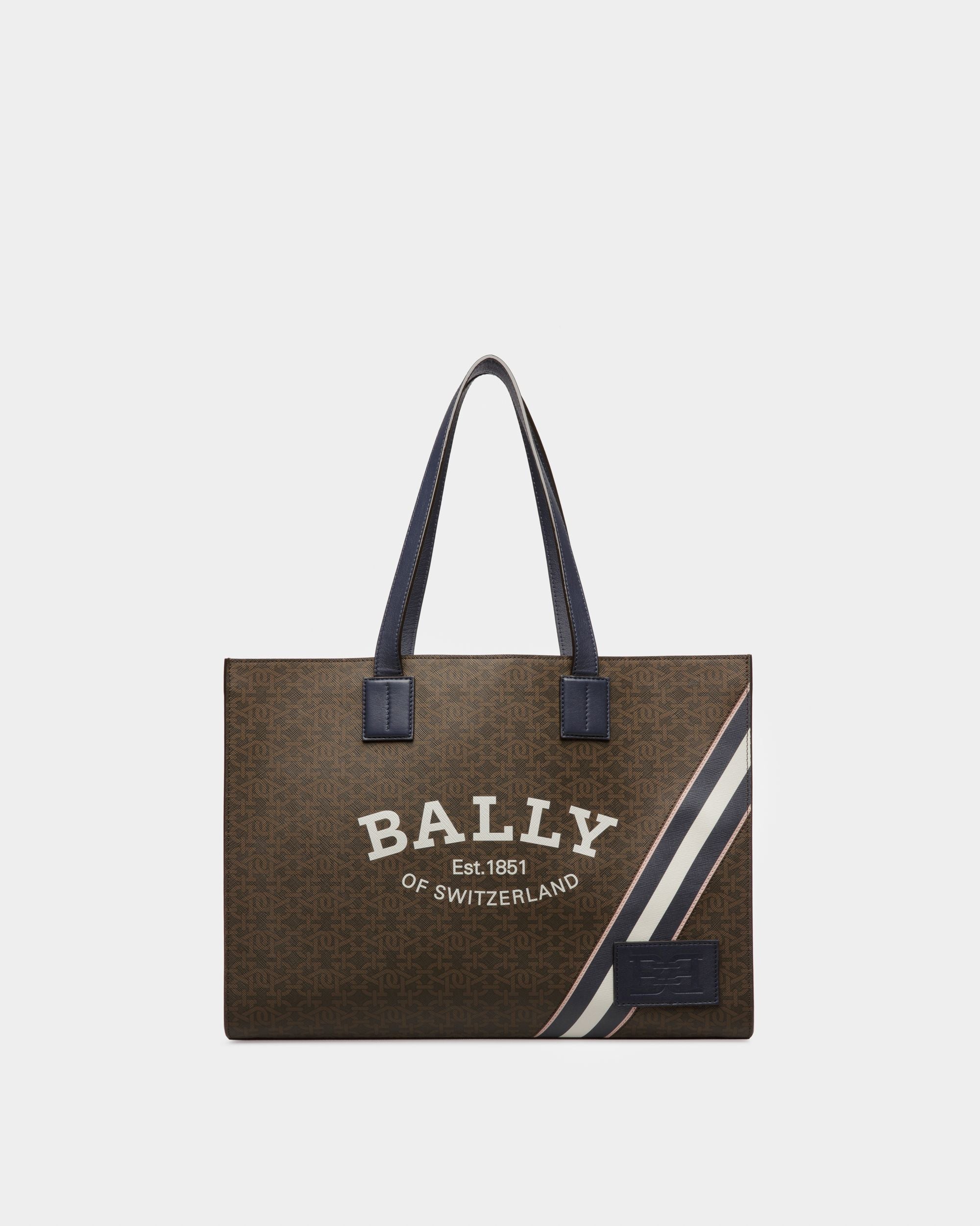 Crystalia Tpu Tote In Brown - Women's - Bally - 01