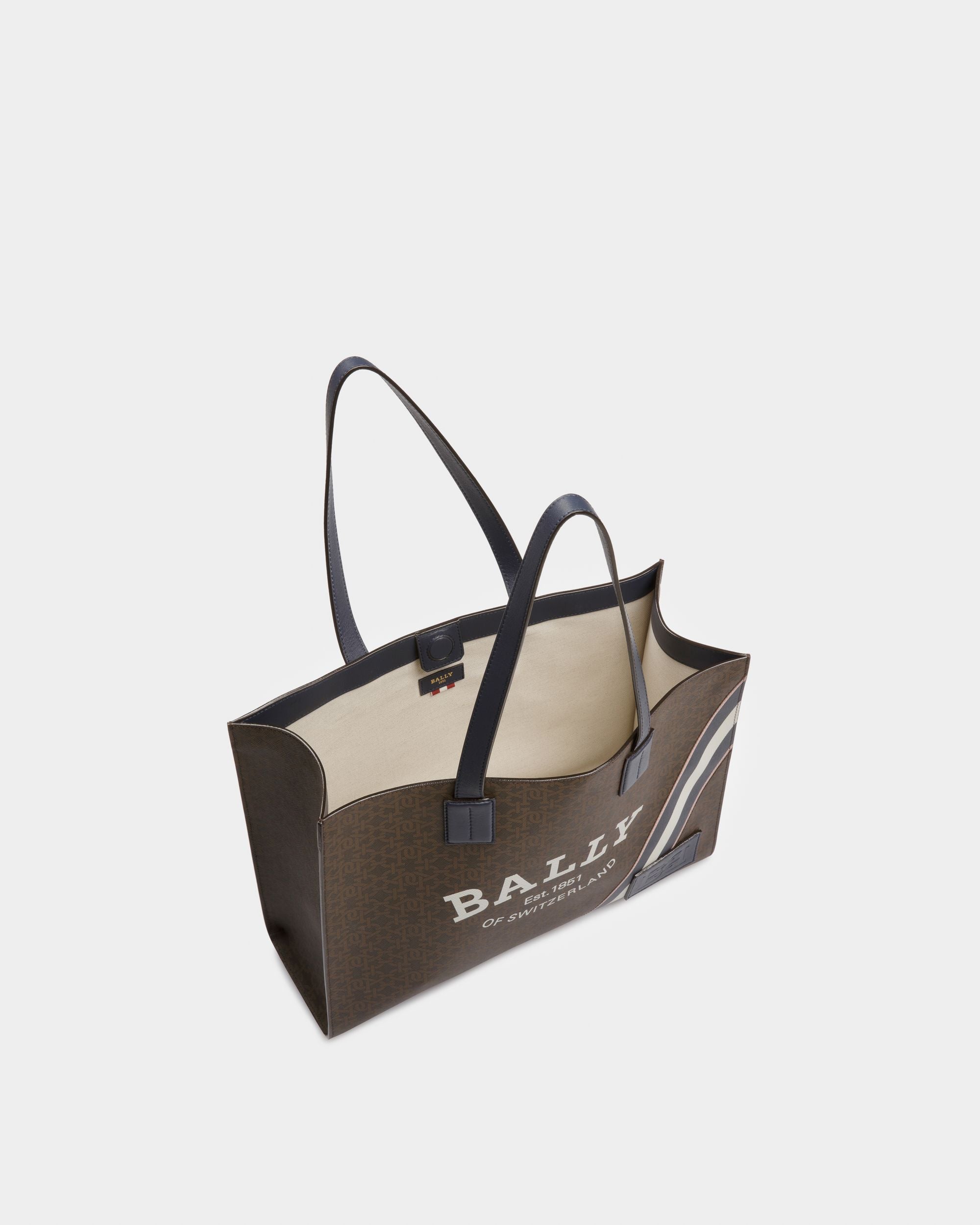 Crystalia Tpu Tote In Brown - Women's - Bally - 04