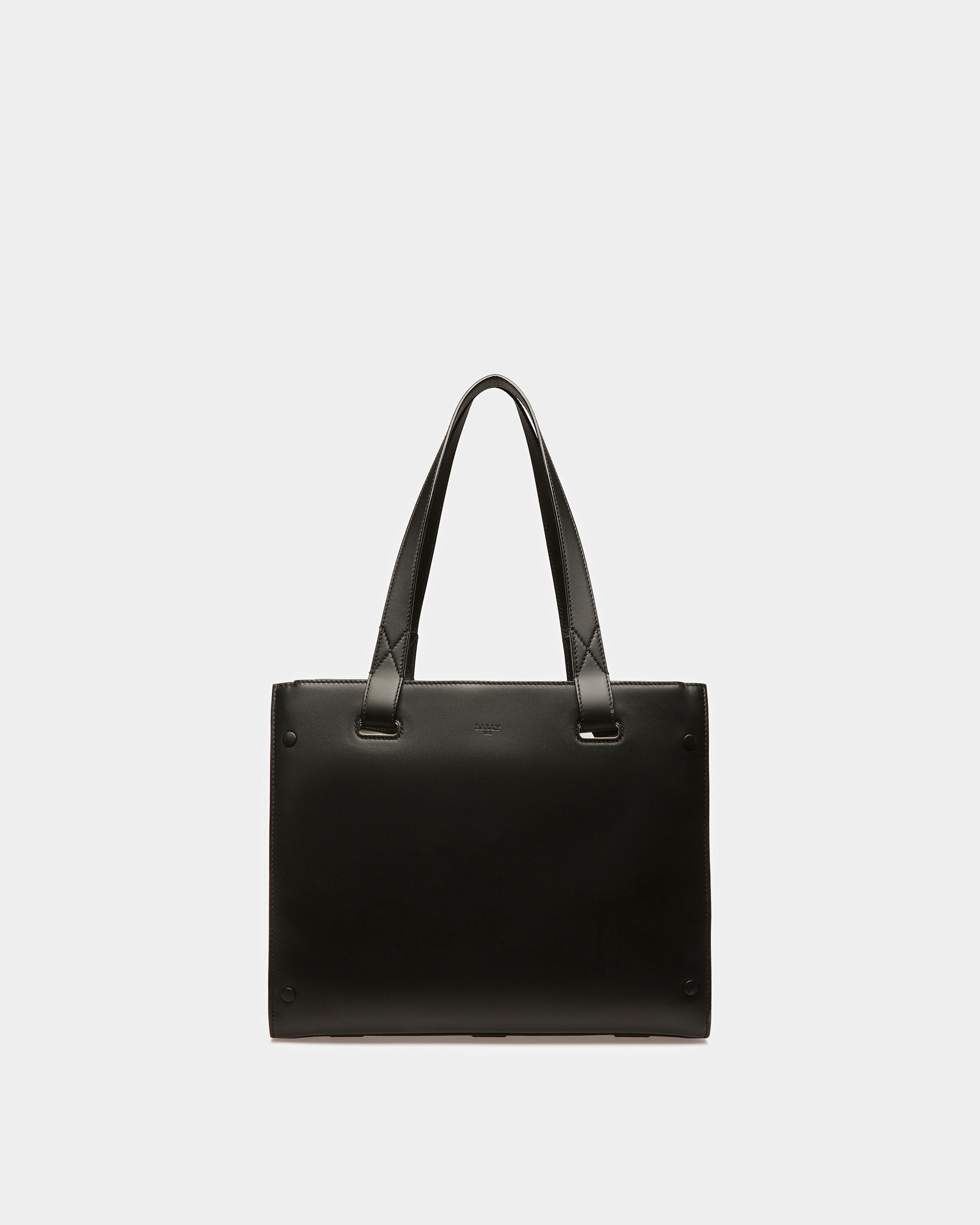 Arystea Leather Tote In Black - Women's - Bally - 07