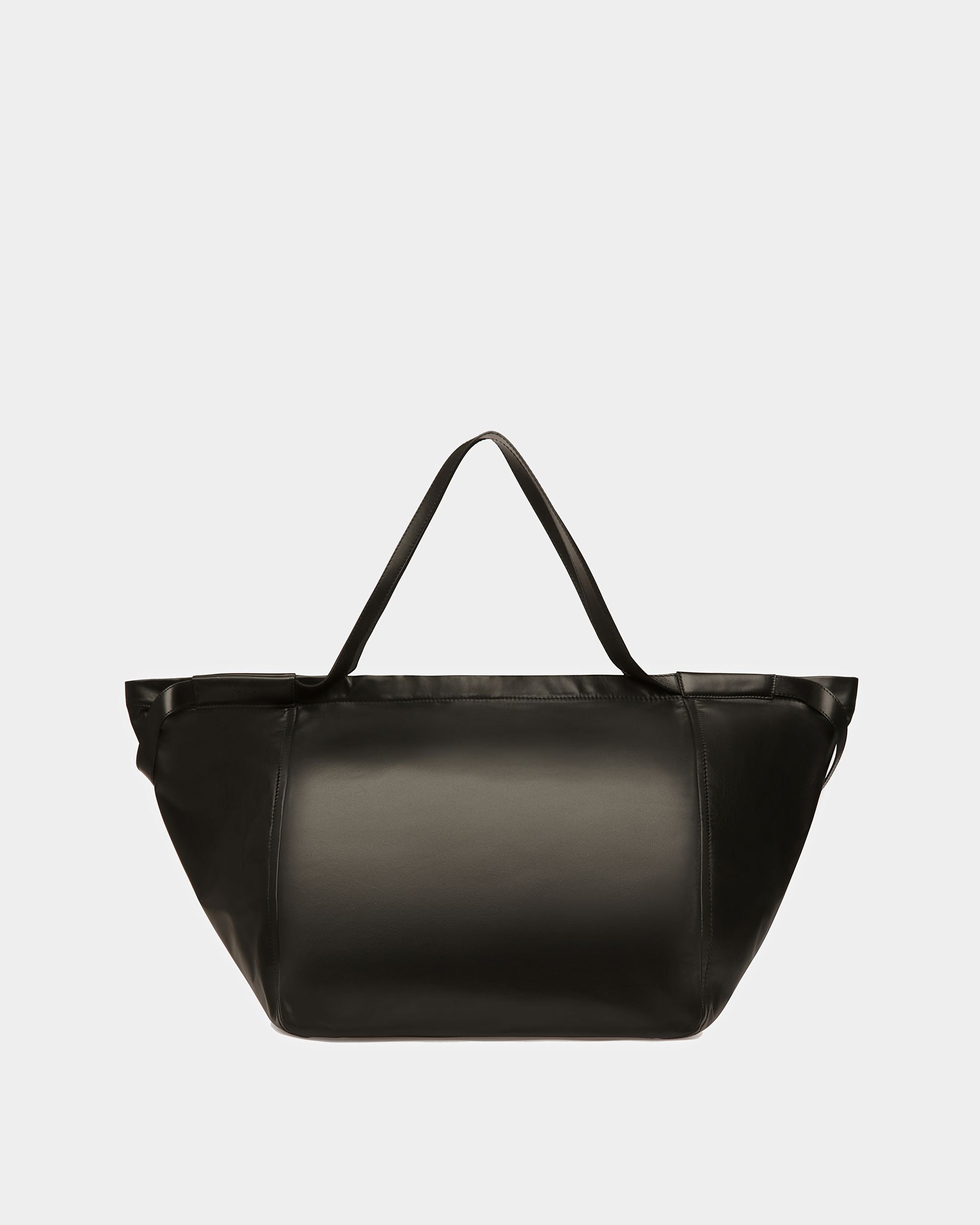 Billboard Leather Tote In Black - Women's - Bally - 08