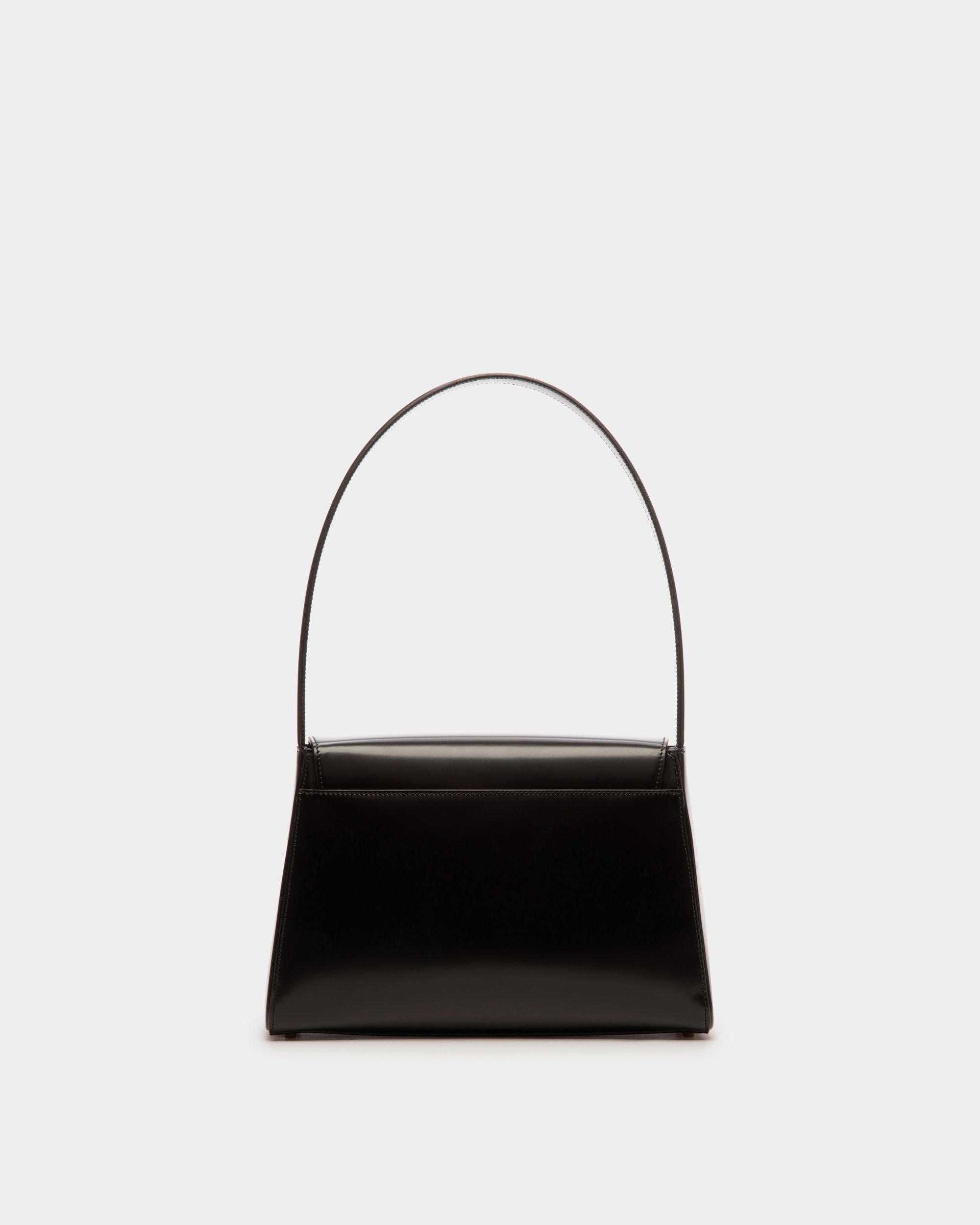 Women s Ollam Shoulder Bag in Black Brushed Leather Bally