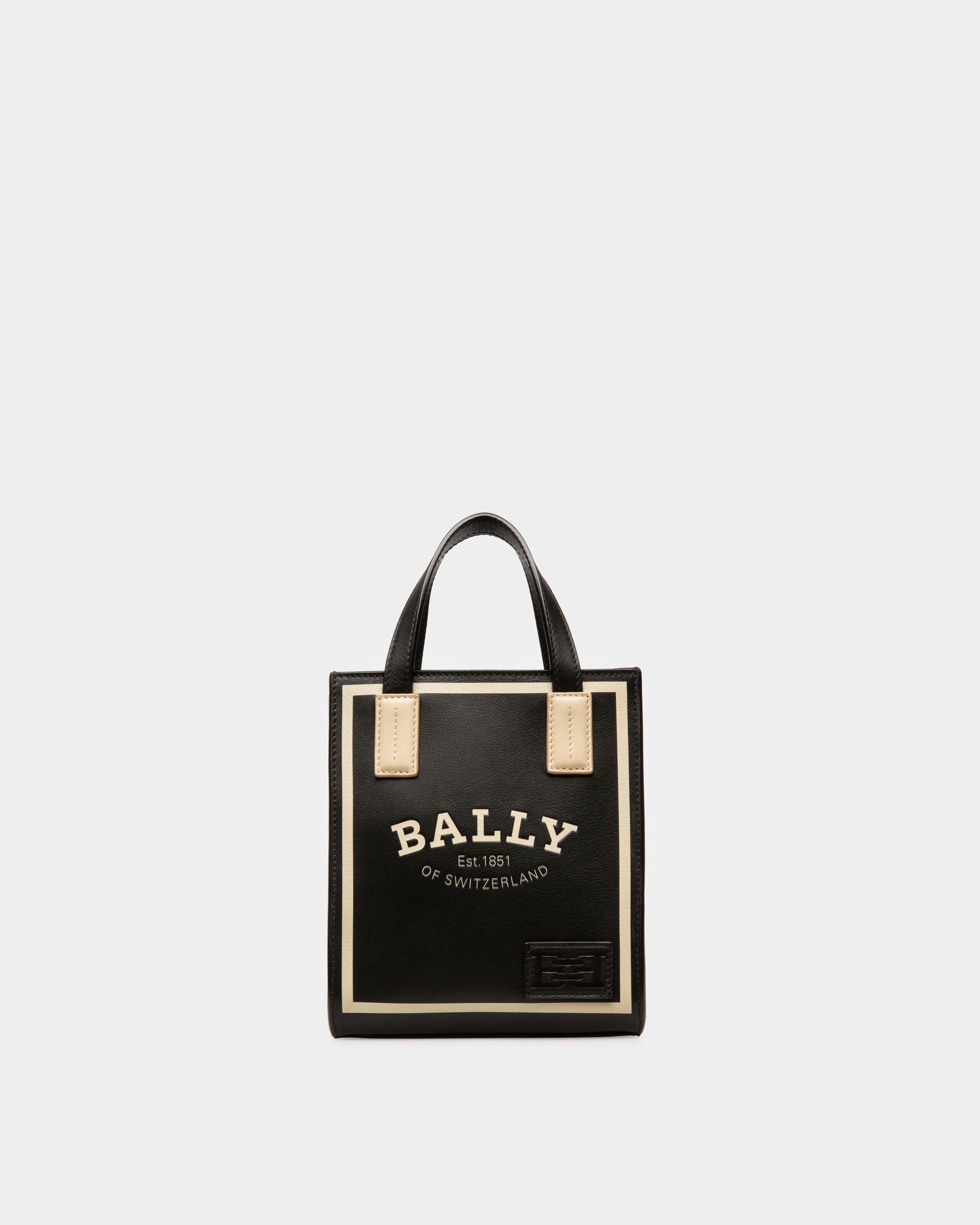 Crystalia Xs Leather Minibag In Black - Women's - Bally - 01