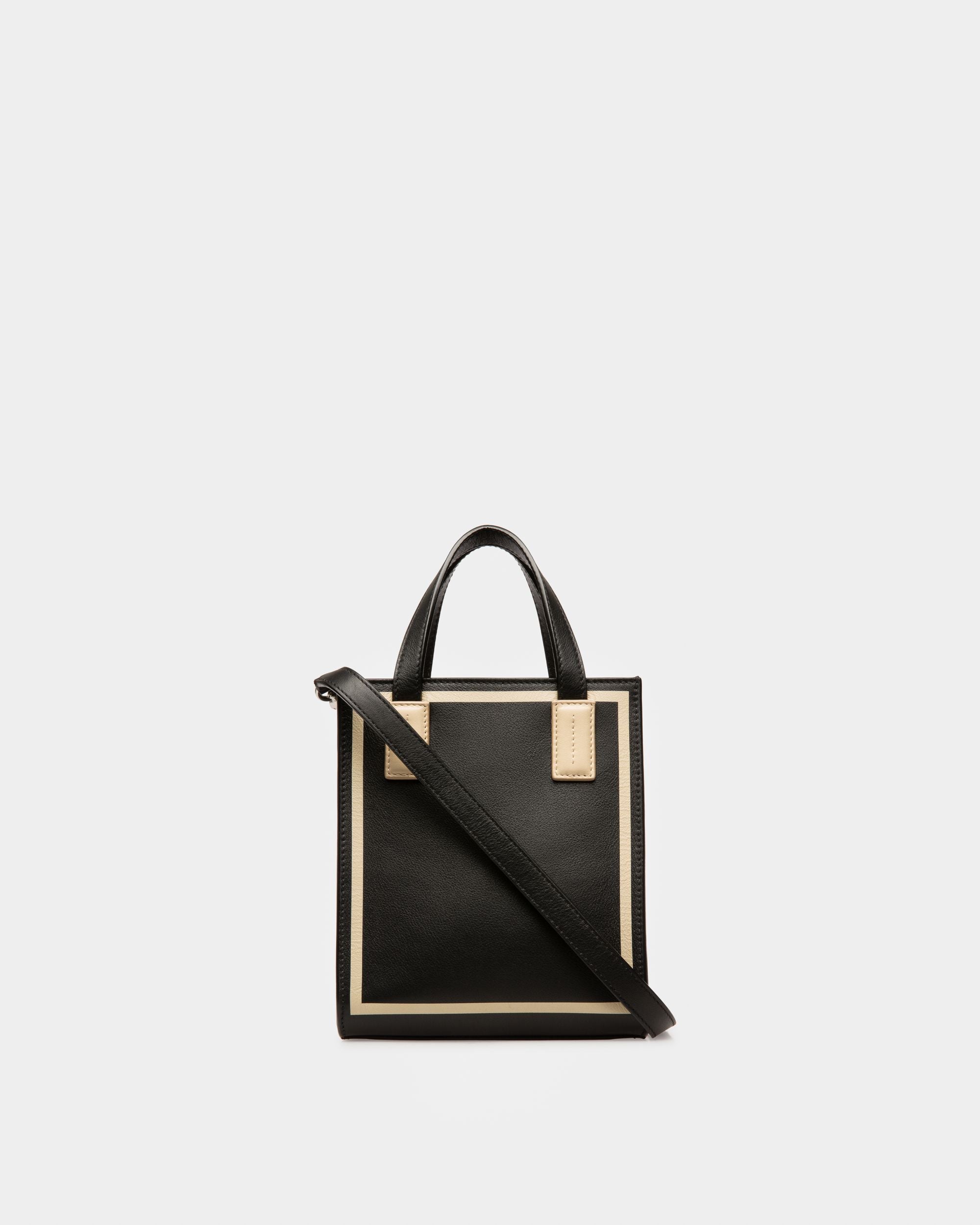 Crystalia Xs Leather Minibag In Black - Women's - Bally - 03