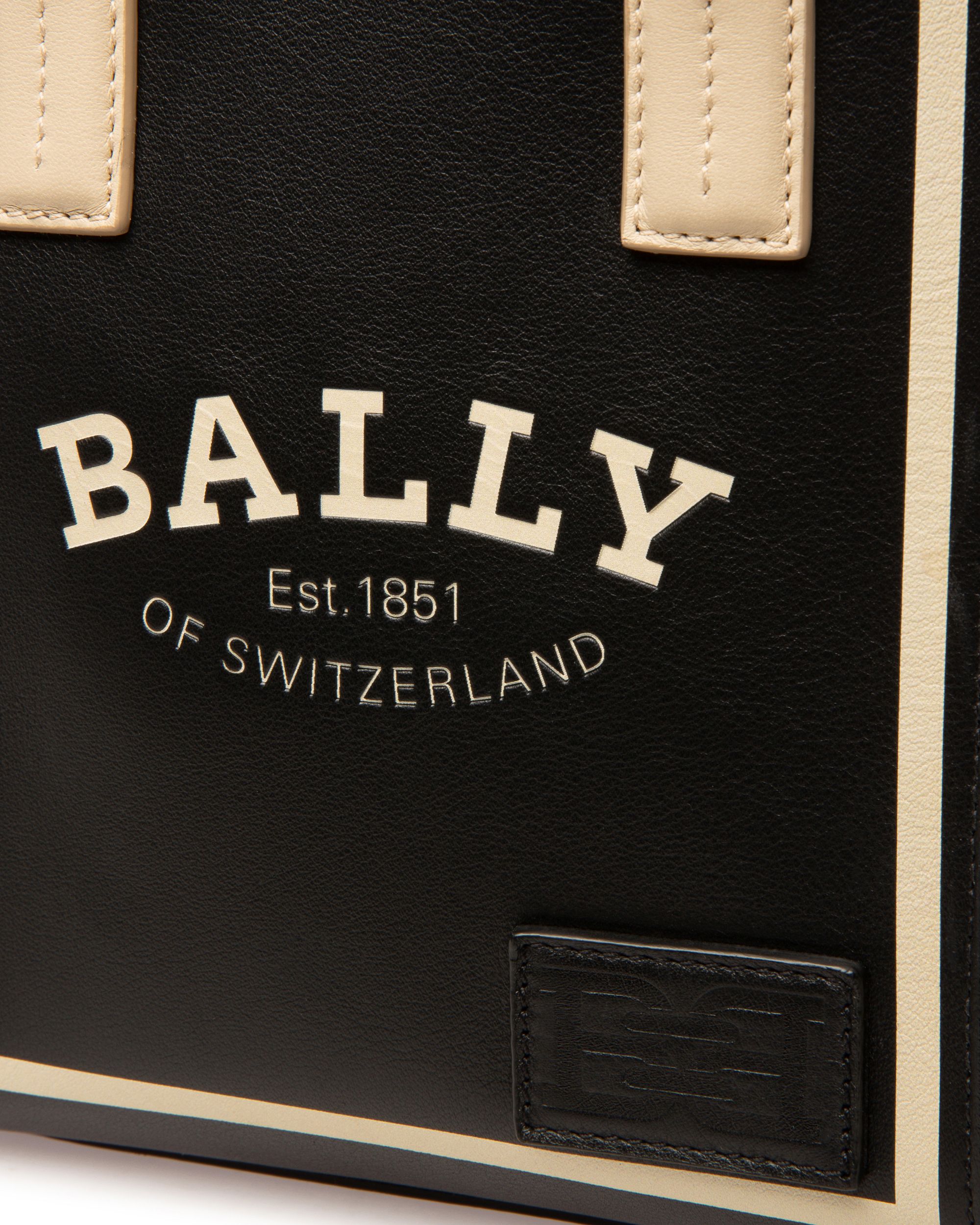 Crystalia Xs Leather Minibag In Black - Women's - Bally - 05