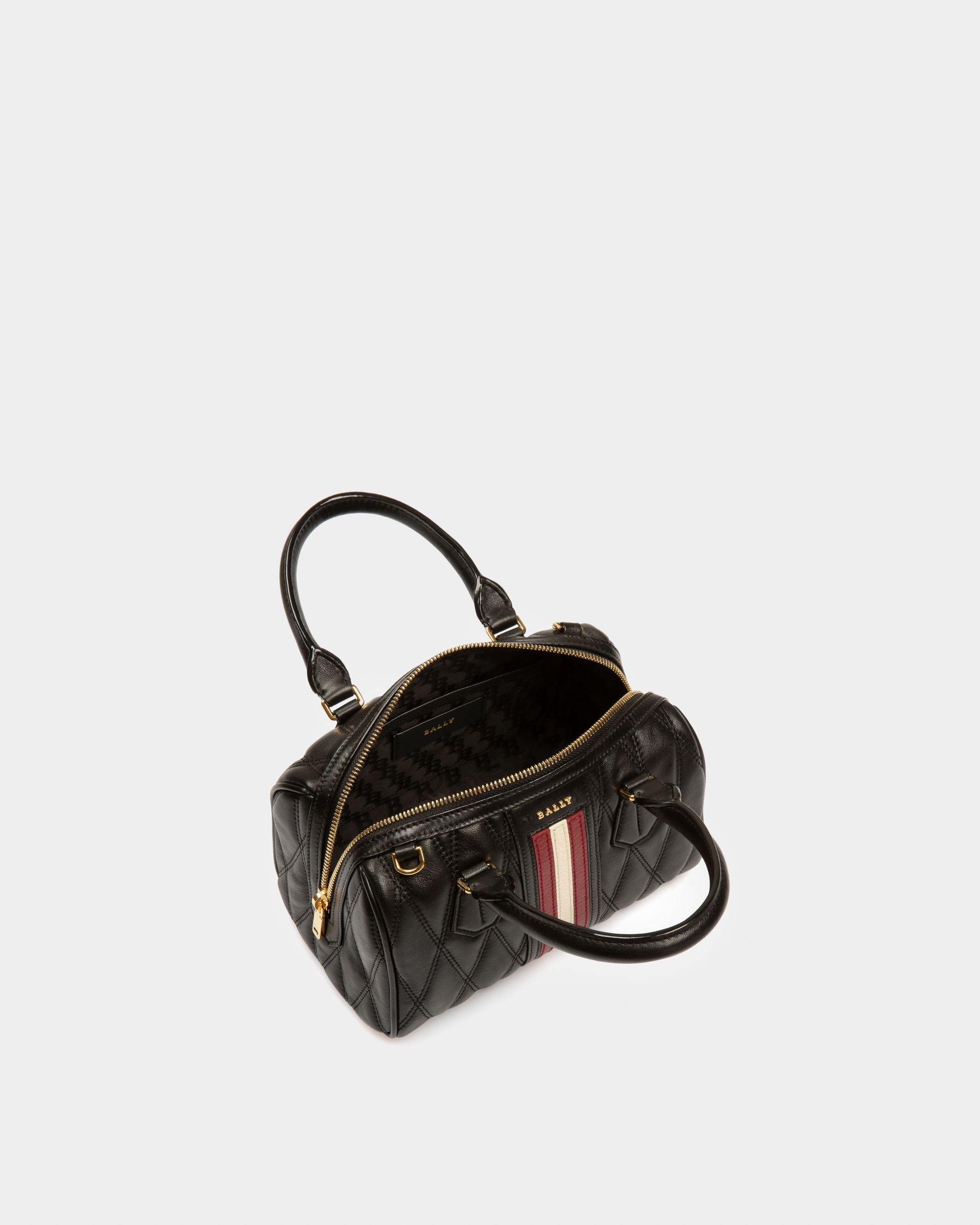 Devin Leather Minibag In Black - Women's - Bally - 03