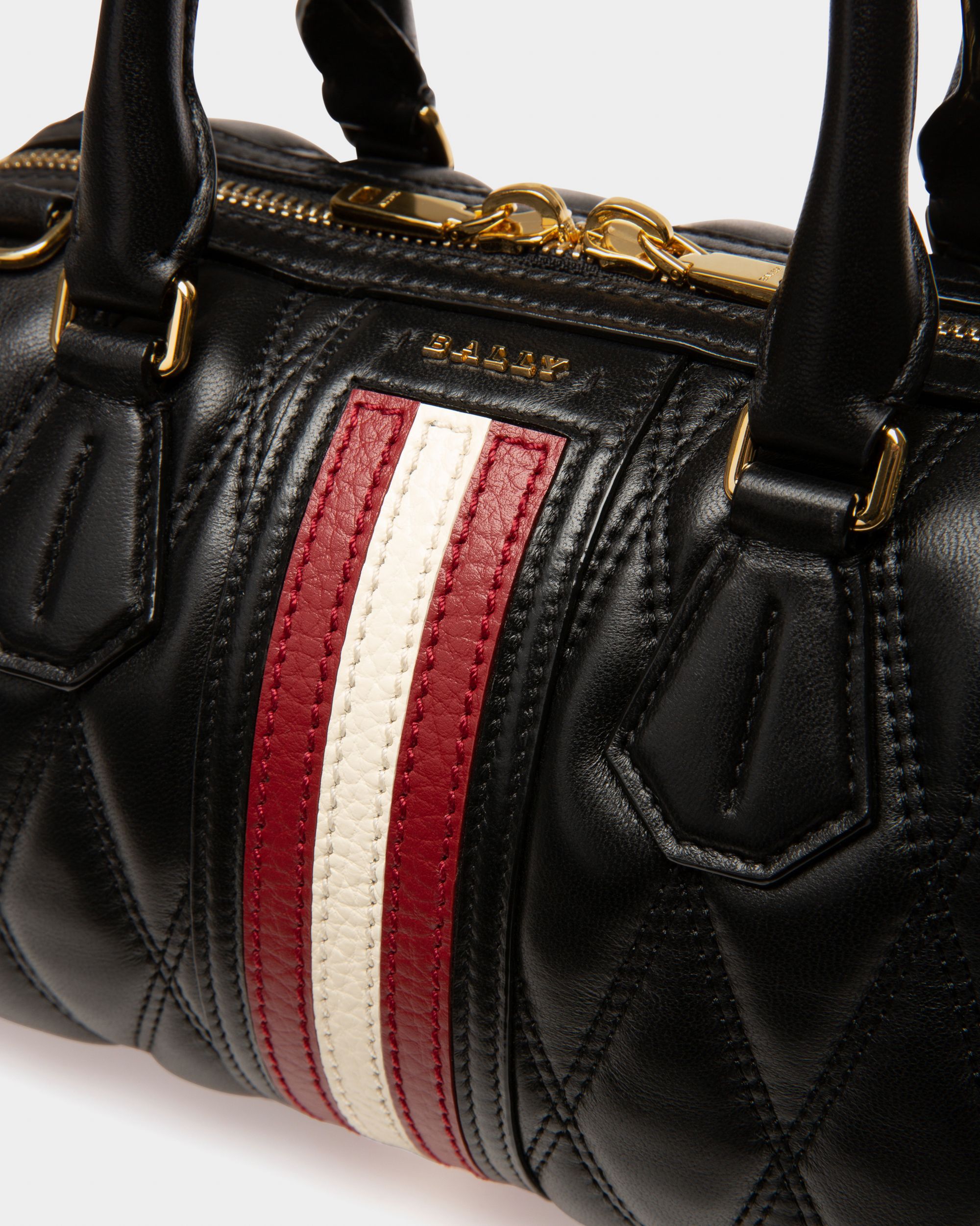 Devin Leather Minibag In Black - Women's - Bally - 04