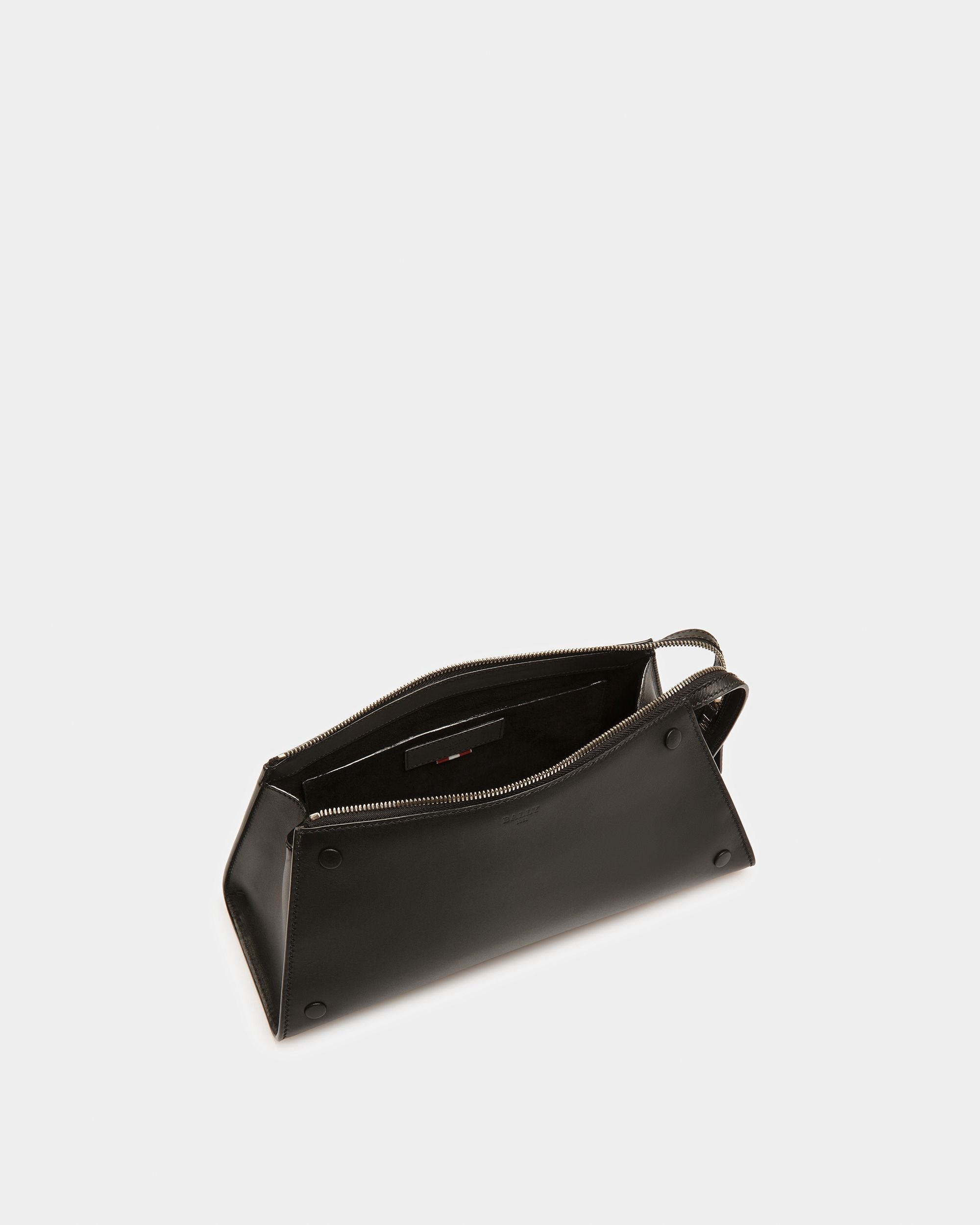 Arieel Leather Minibag In Black - Women's - Bally - 04
